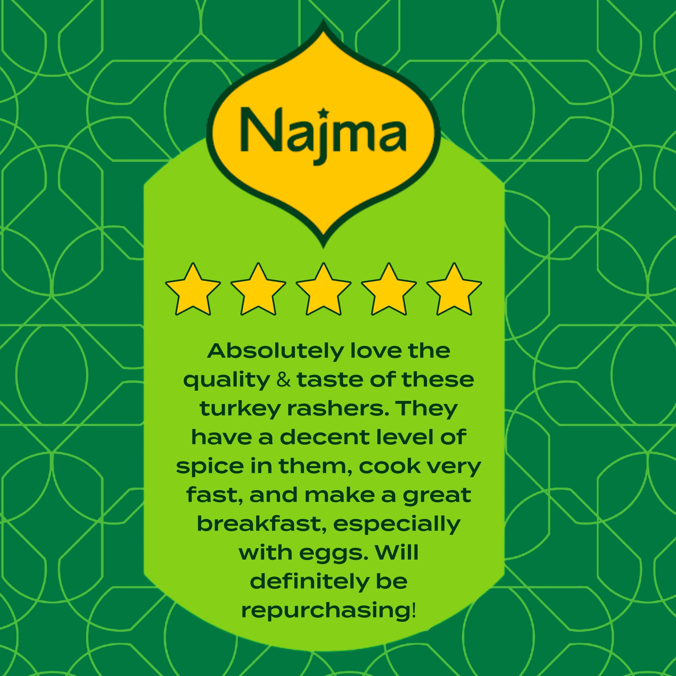 Najma Spicy Turkey Rashers 150g thumbnail 4