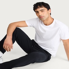 F&F Slim Fit Open Hem Joggers in Navy thumbnail 3