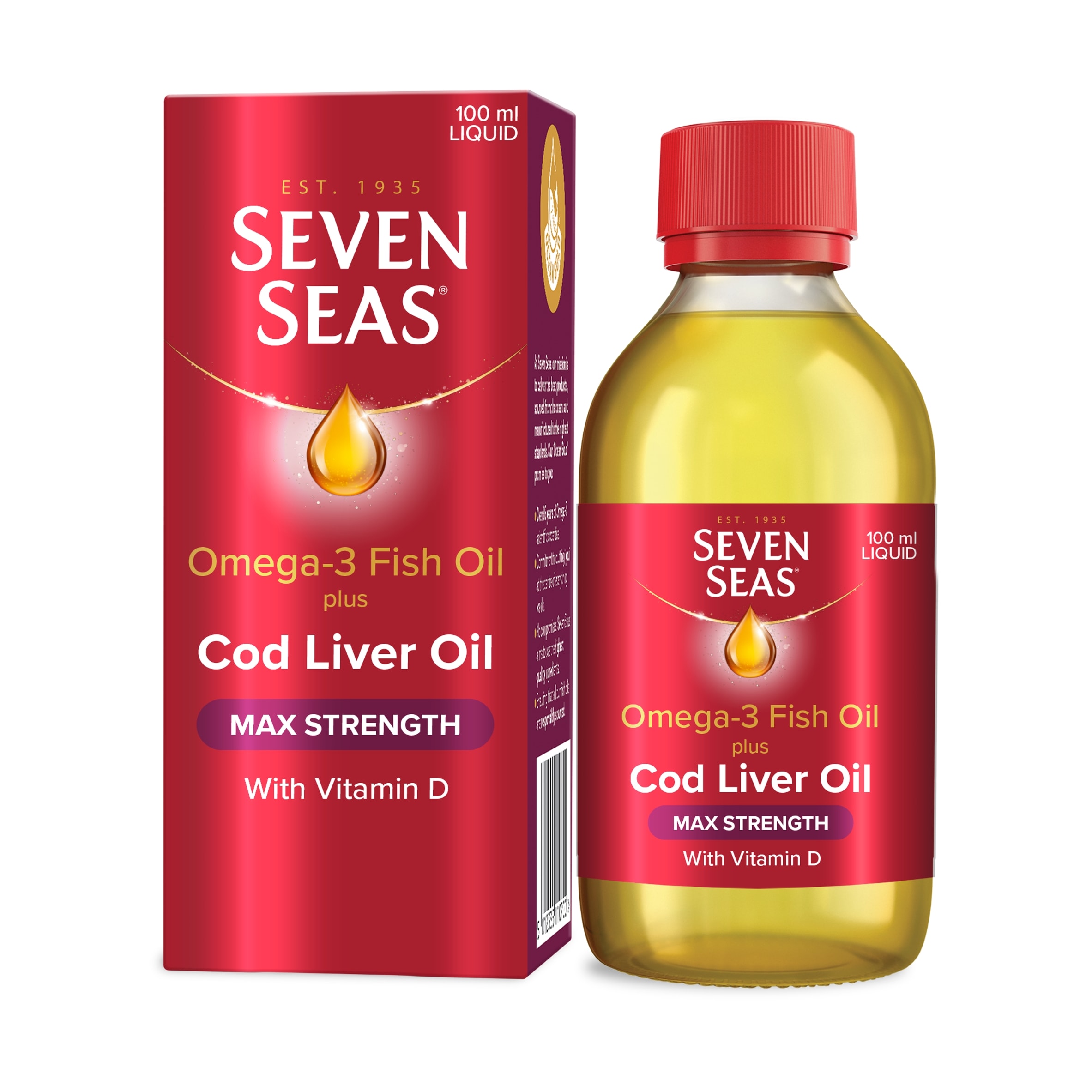 Seven Seas Max Strength Cod Liver Oil (100ML)