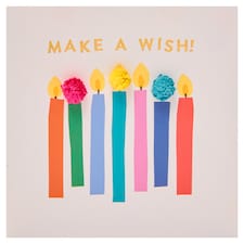 Paperchase Birthday Card Make A Wish