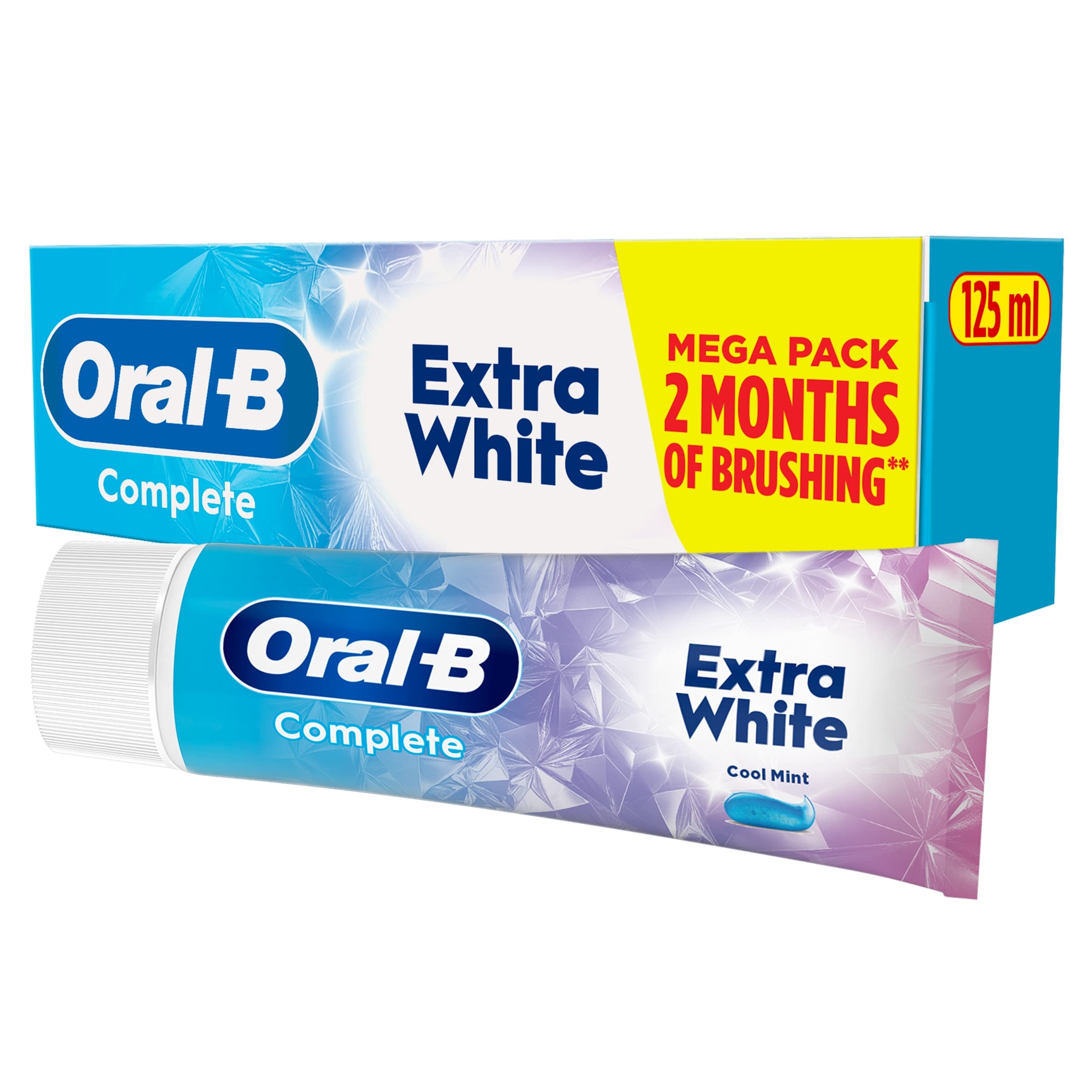 Oral-B Complete Extra White Toothpaste Clean Mint 125ml