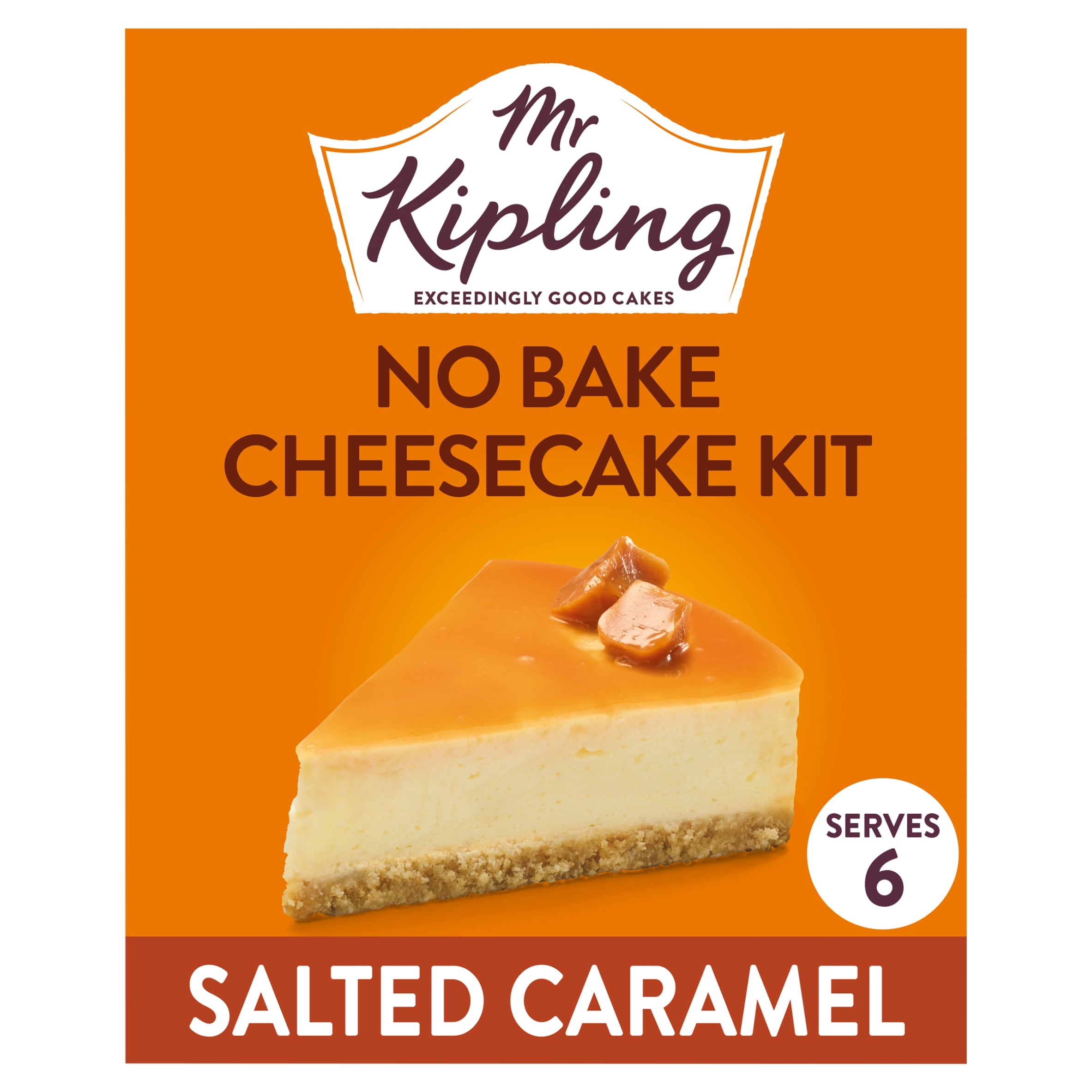 Mr Kipling Salted Caramel No Bake Cheesecake Kit 230g