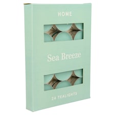 F&F Home Sea Breeze Scented Tealights 24 x 8.3g