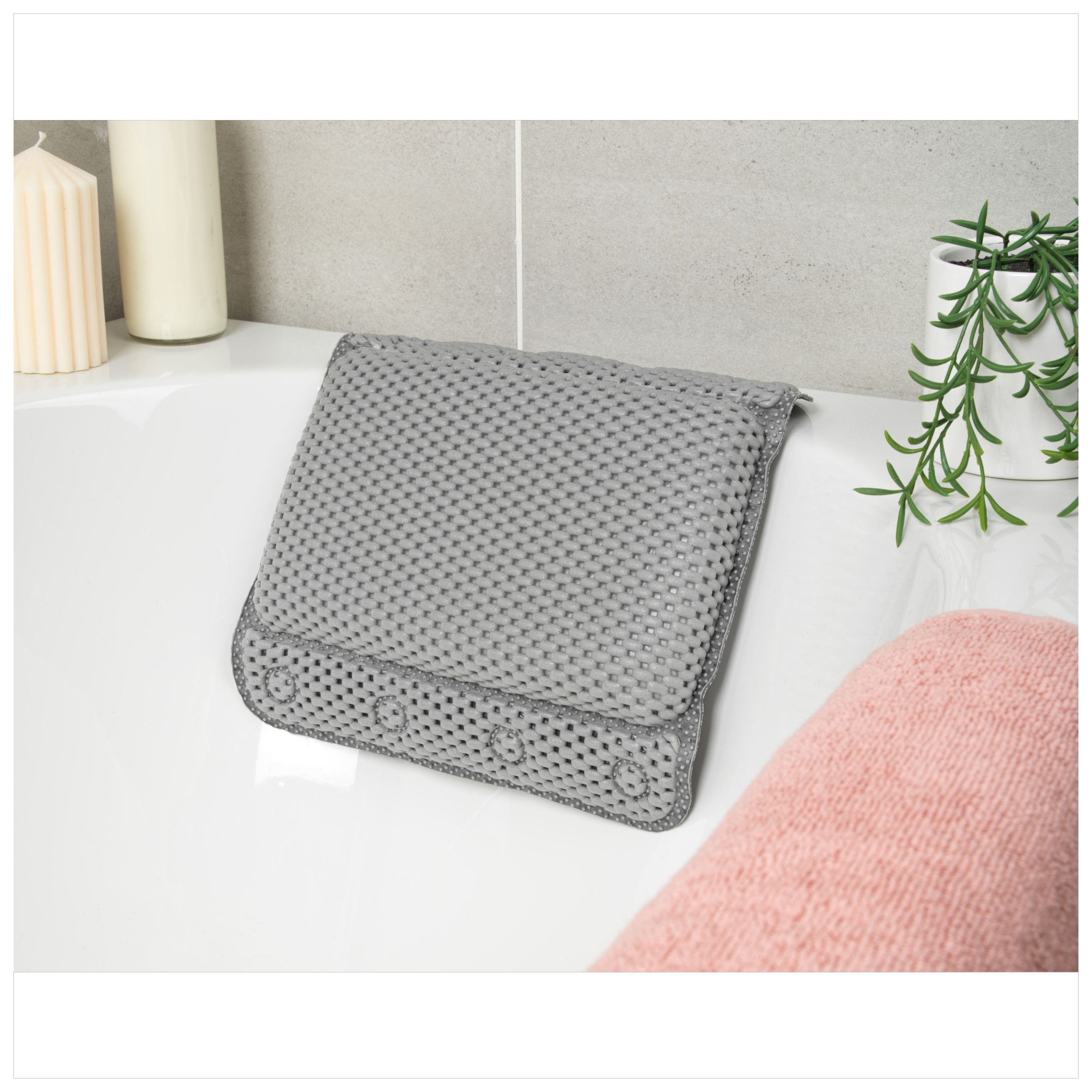  Beldray Grey Anti Bac Foam Bath Pillow thumbnail 4
