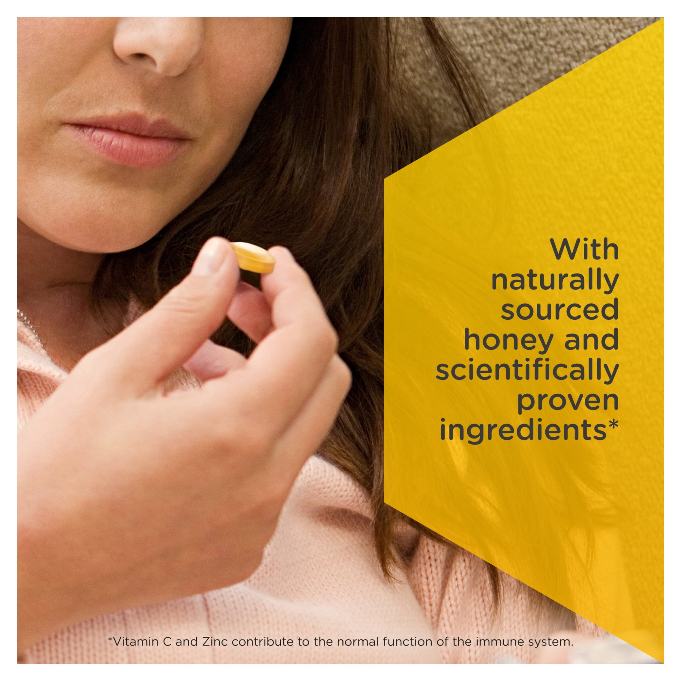Zarbee's Cooling Throat + Immune Support Lozenges 36s thumbnail 2