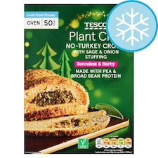 Tesco Plant Chef No-Turkey Crown with Sage & Onion Stuffing 400g