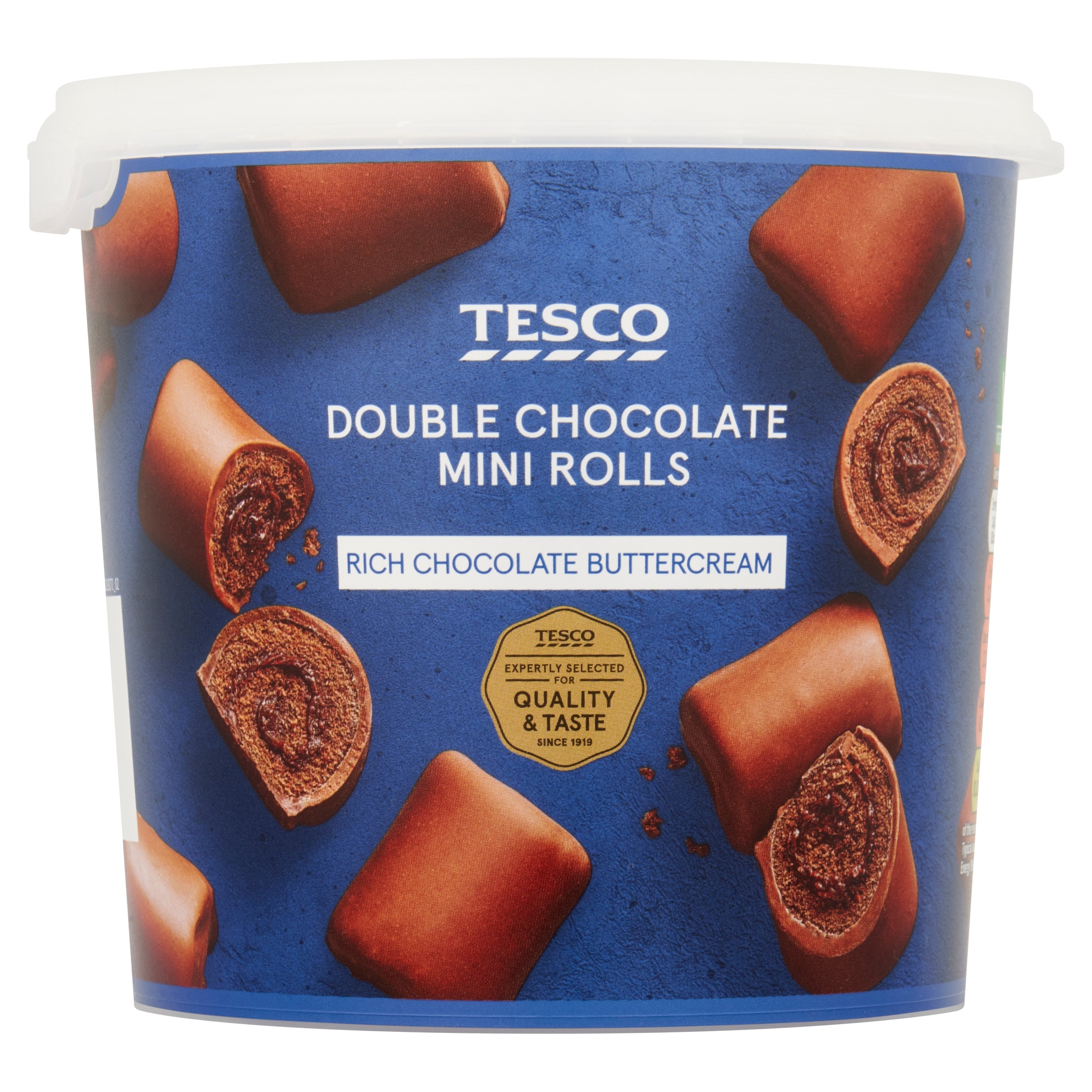 Tesco Double Chocolate Mini Rolls 295g thumbnail 2