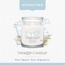 Yankee Candle Signature Clean Cotton Medium Jar 368g thumbnail 2