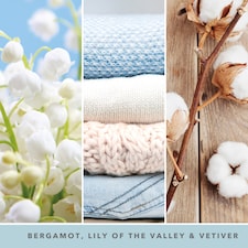 Yankee Candle Signature Clean Cotton Medium Jar 368g thumbnail 3