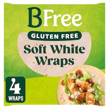 BFree Gluten Free Soft White Wraps 4 x 42g (168g)