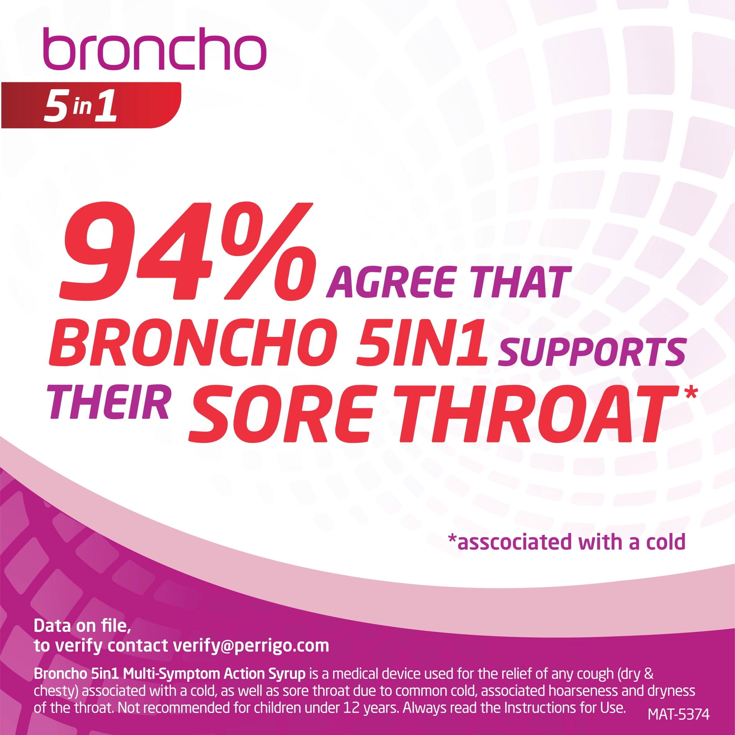 BRONCHO 5 in 1 Multi Symptom Syrup 120ml thumbnail 5