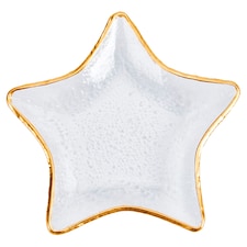 F&F Home Glass Star Serve Bowl
