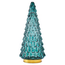 F&F Home Light Up Glass Tree