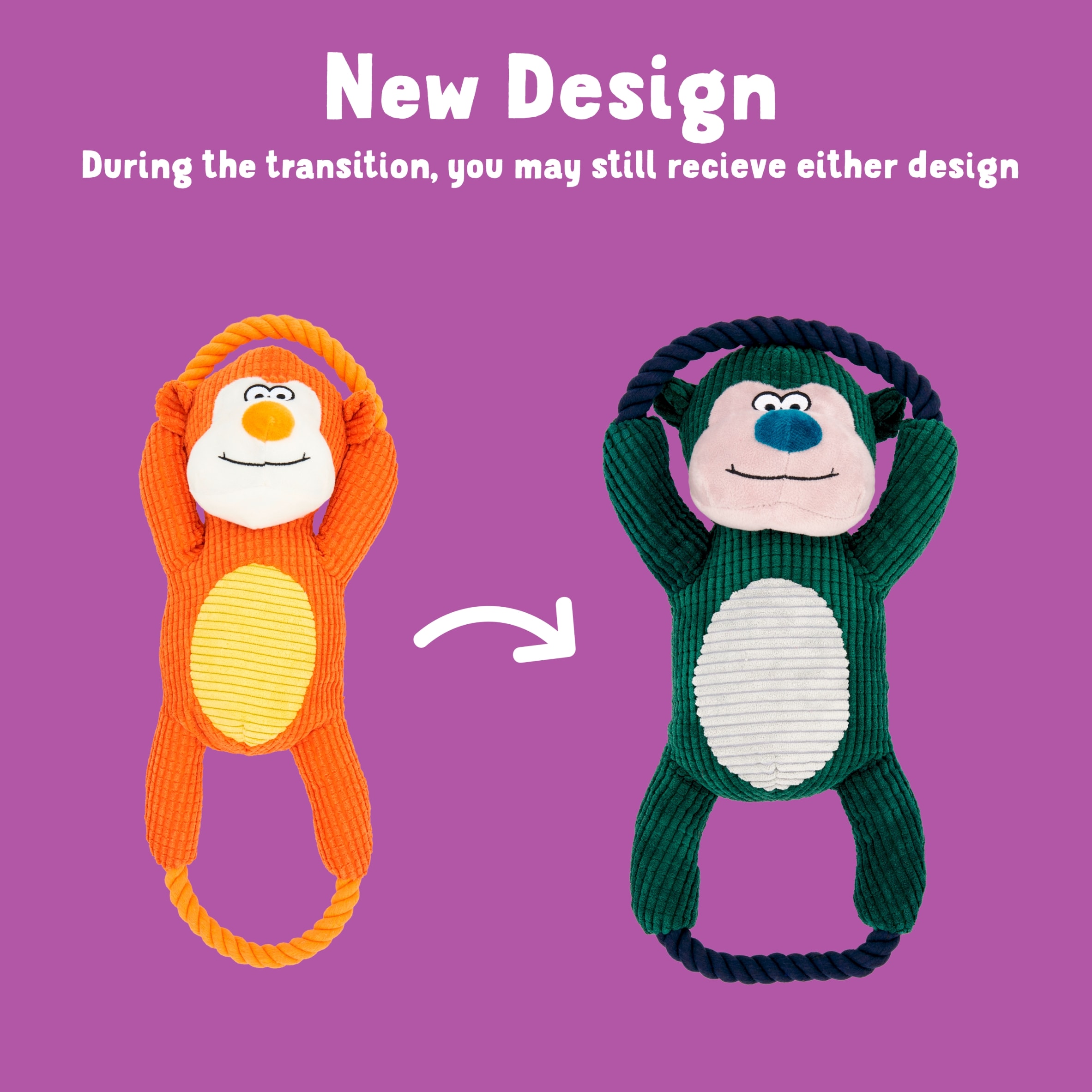Good Boy Large Monkey Tug Dog Toy thumbnail 2