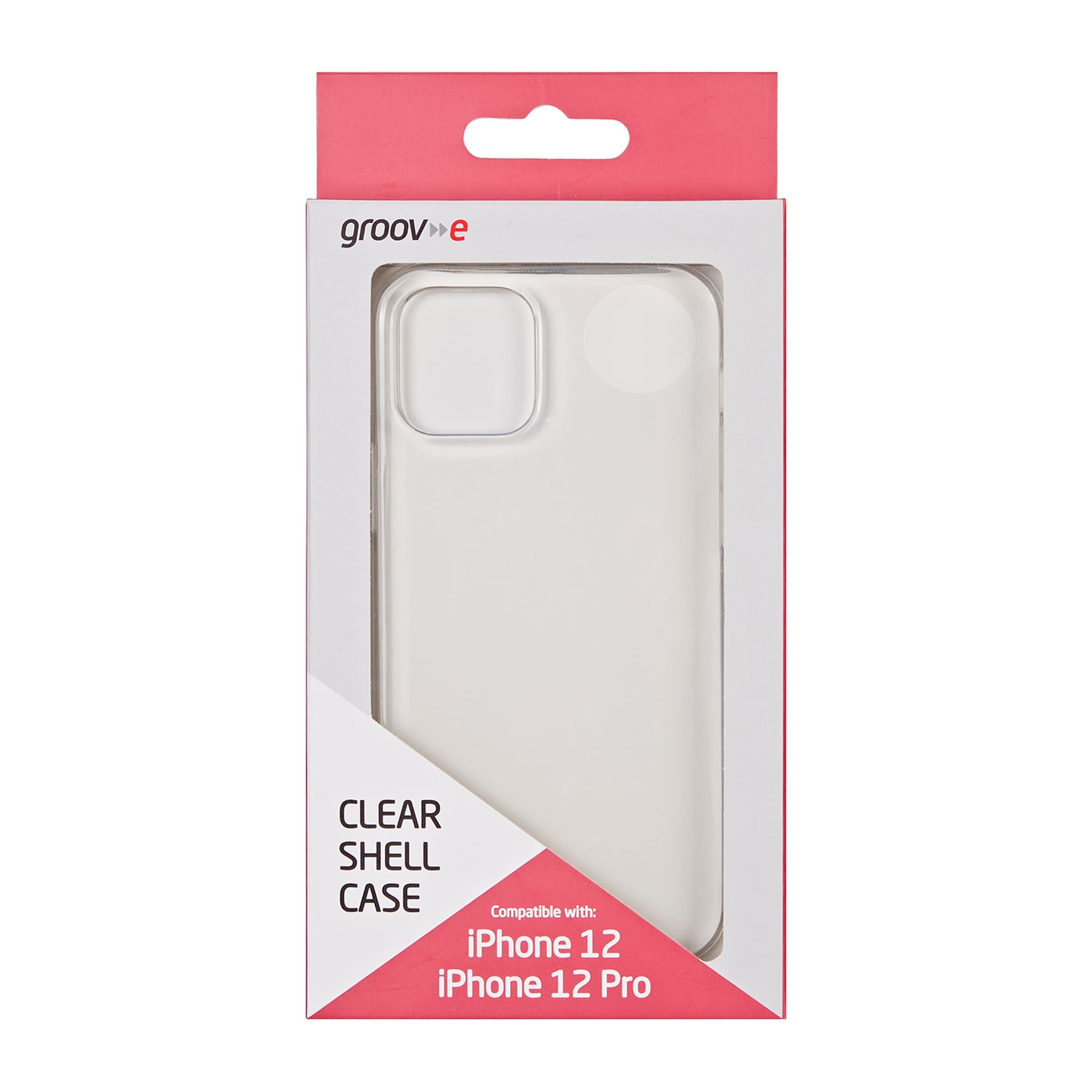 Groov-e iPhone 12/12 Pro Clear Shell Case