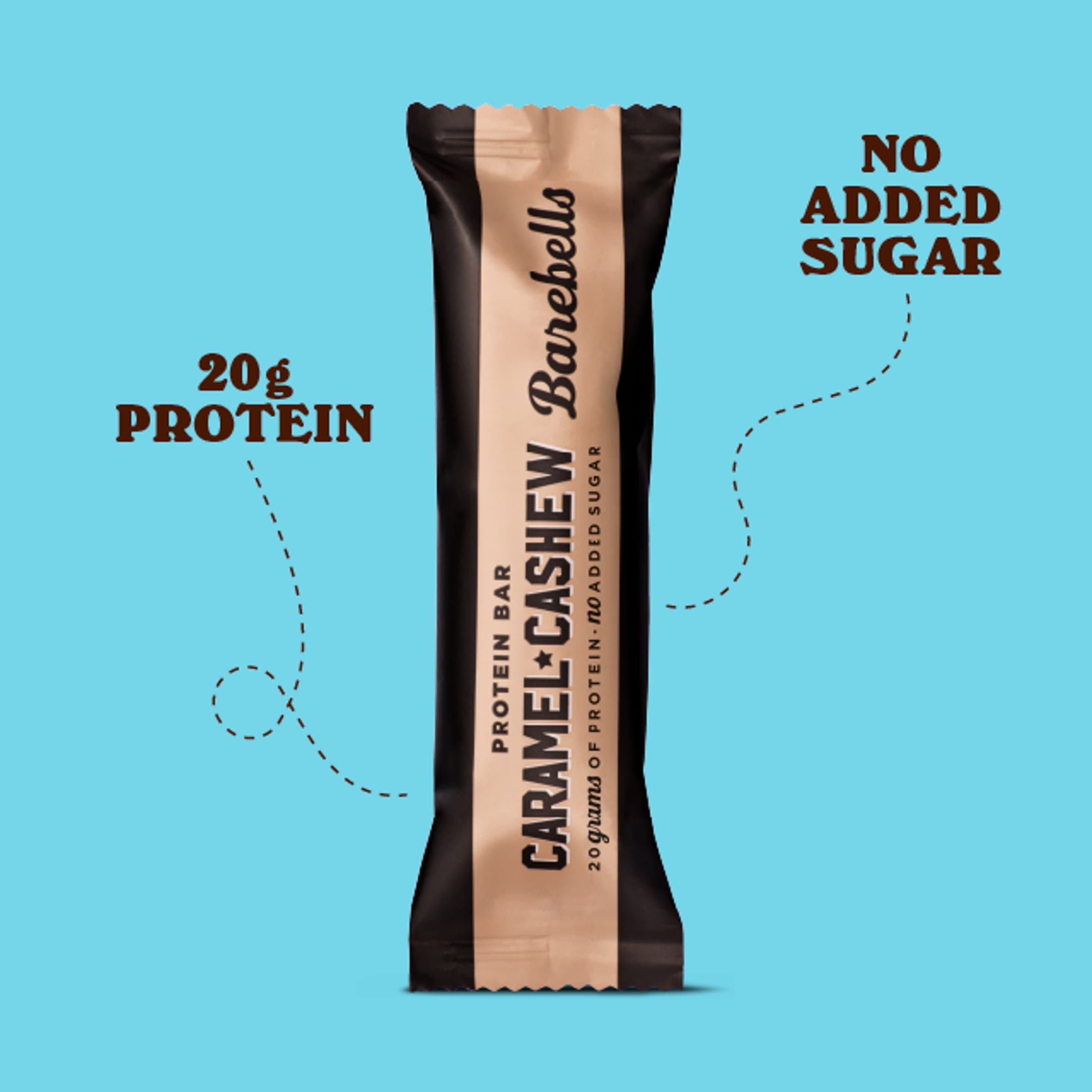 Barebells Protein Bar Caramel Cashew 55g thumbnail 4