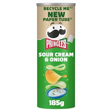 Pringles Sour Cream & Onion 185g