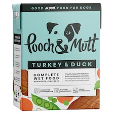 Pooch & Mutt Complete Wet Food - Turkey & Duck 375g