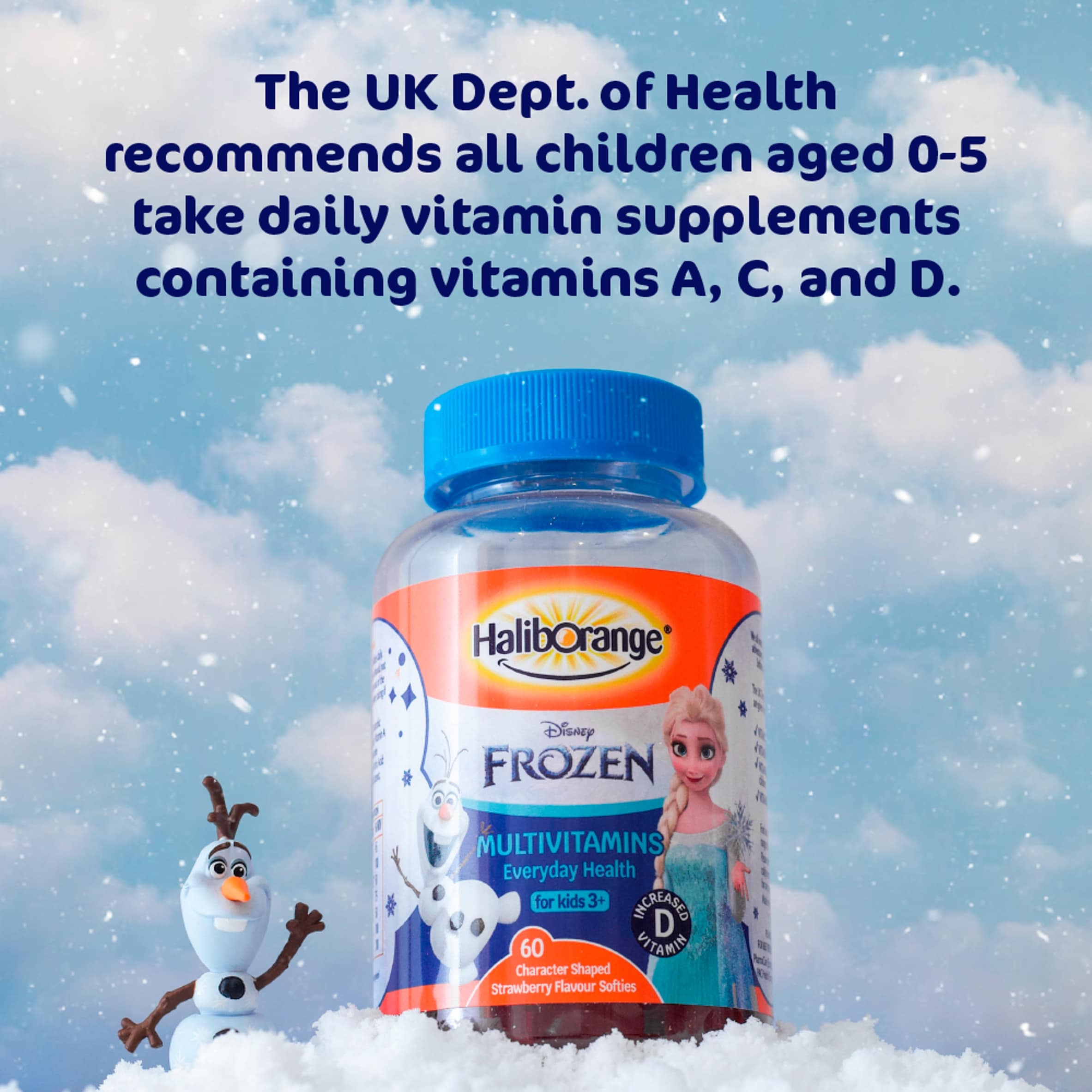 Haliborange Disney Frozen Multivitamins 3 Years + x60 thumbnail 2