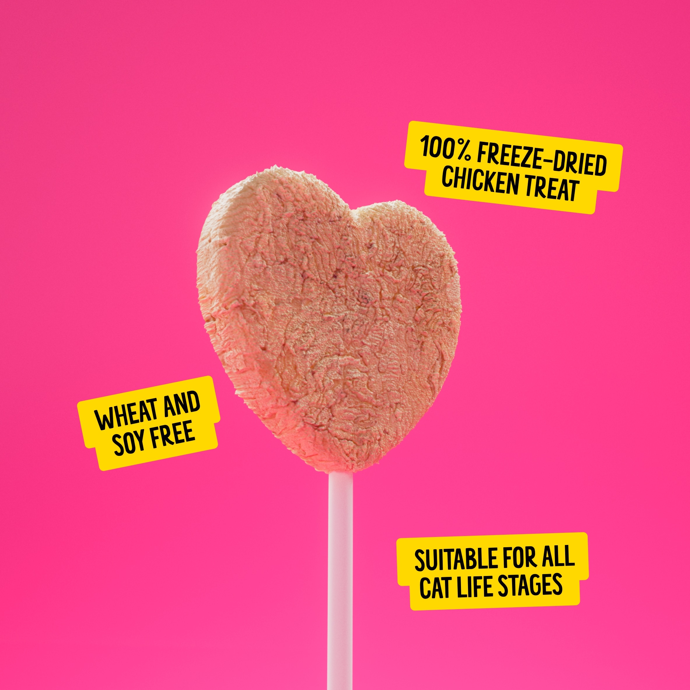 Bonkers Purr Pops Freeze-Dried Cat Treats - Lip Smackin' Salmon 4 Pack 5.6g thumbnail 3