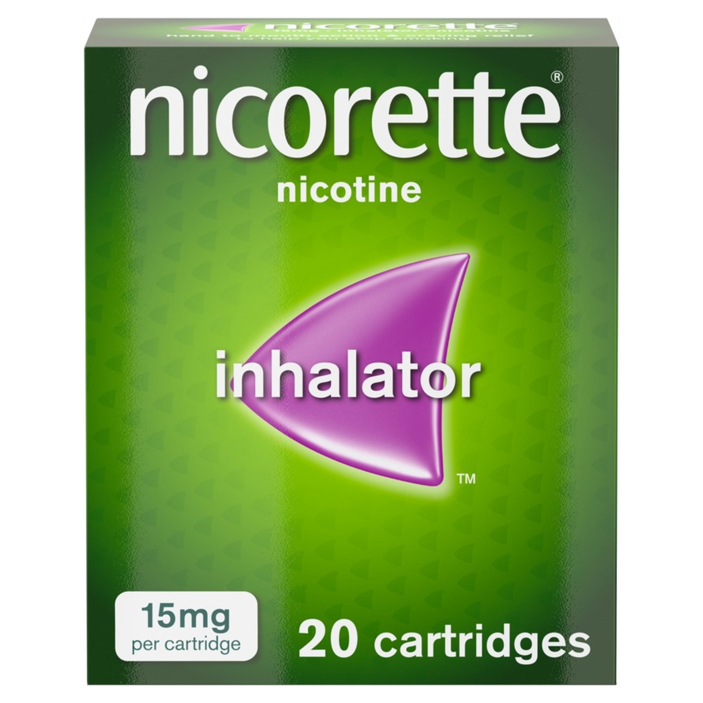 Nicorette 15mg Nicotine Inhalator Cartridges
