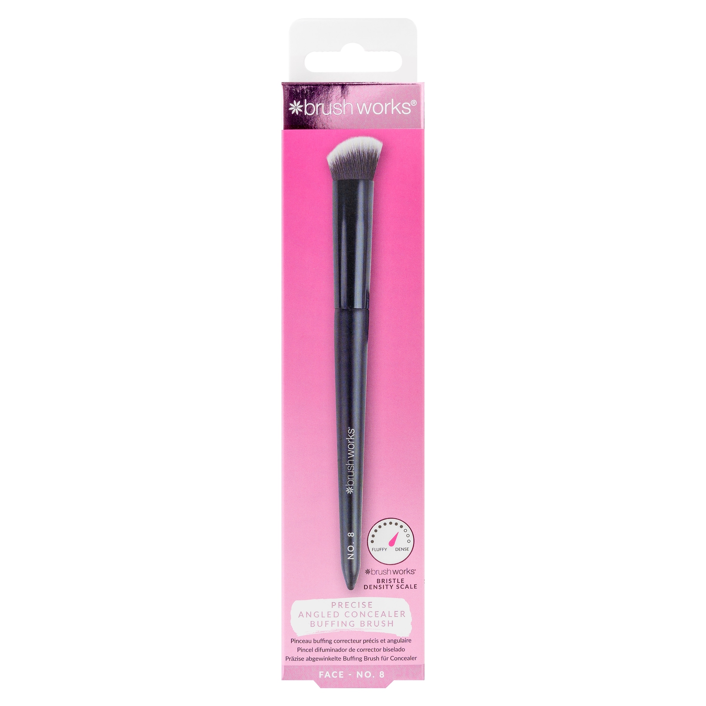 Brushworks No. 8 Precise Angled Concealer Buffing Brush