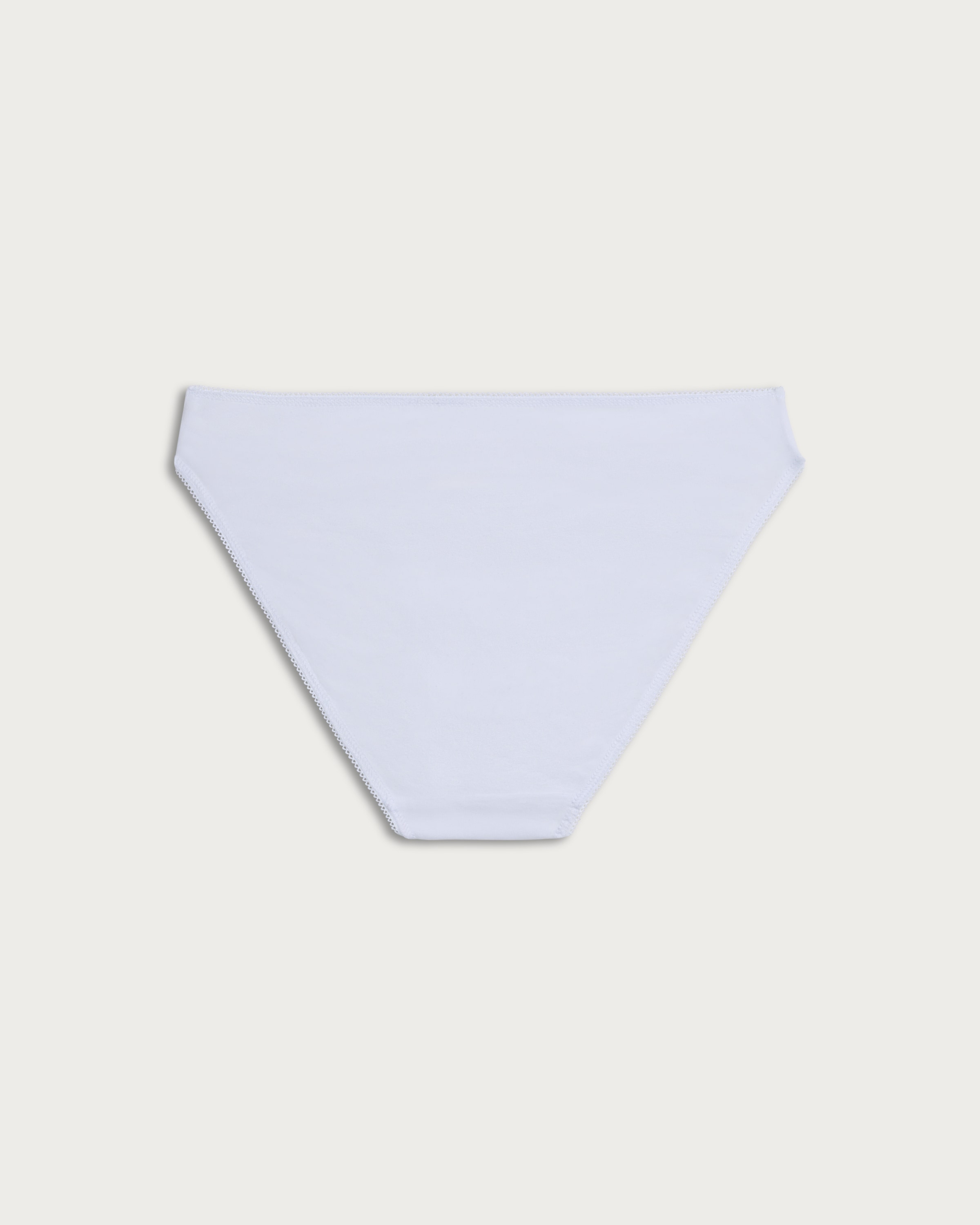 F&F 5-Pack Cotton Rich High Leg Knickers in White thumbnail 4