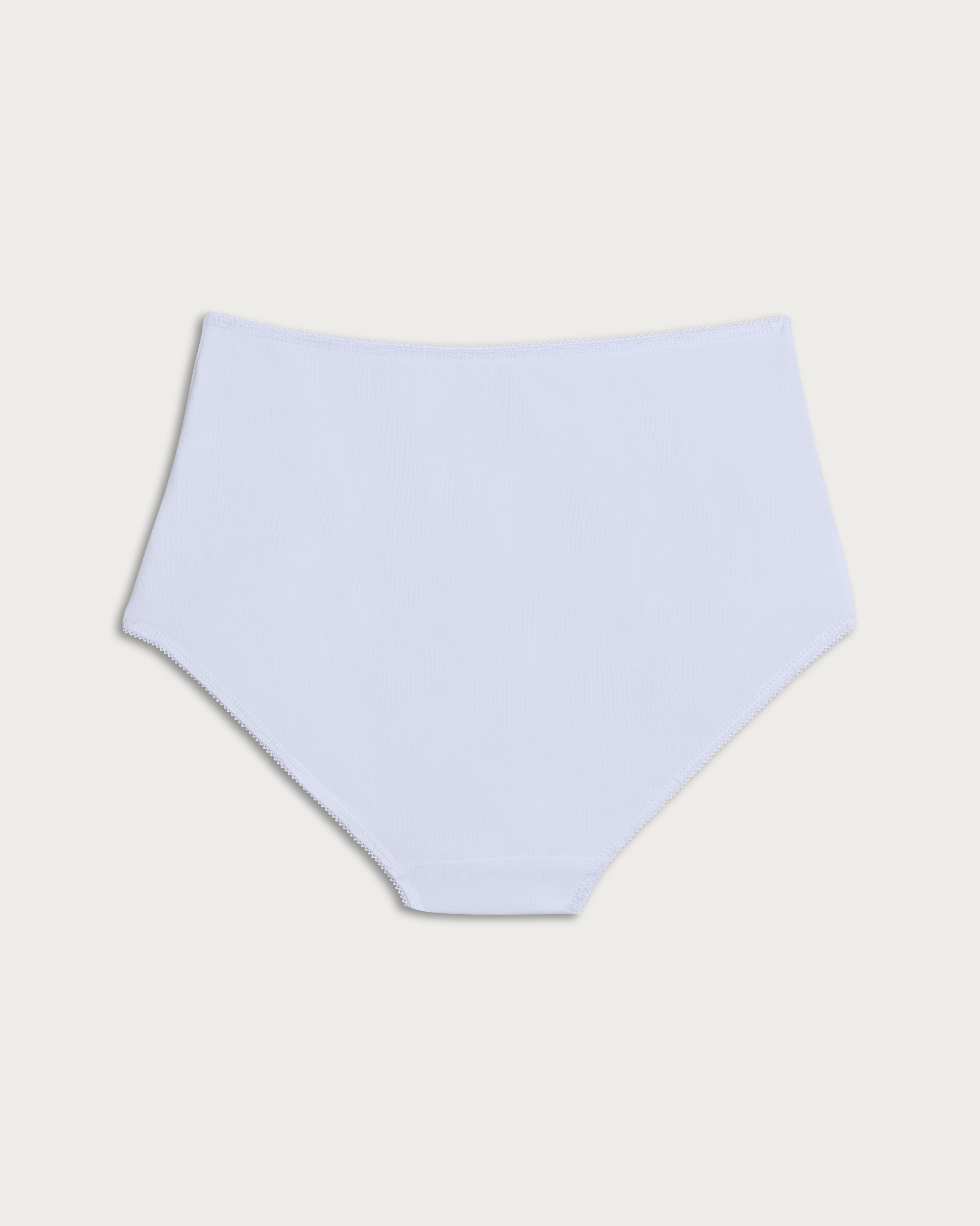 F&F 5-Pack Cotton Rich Full Brief Knickers in White thumbnail 4