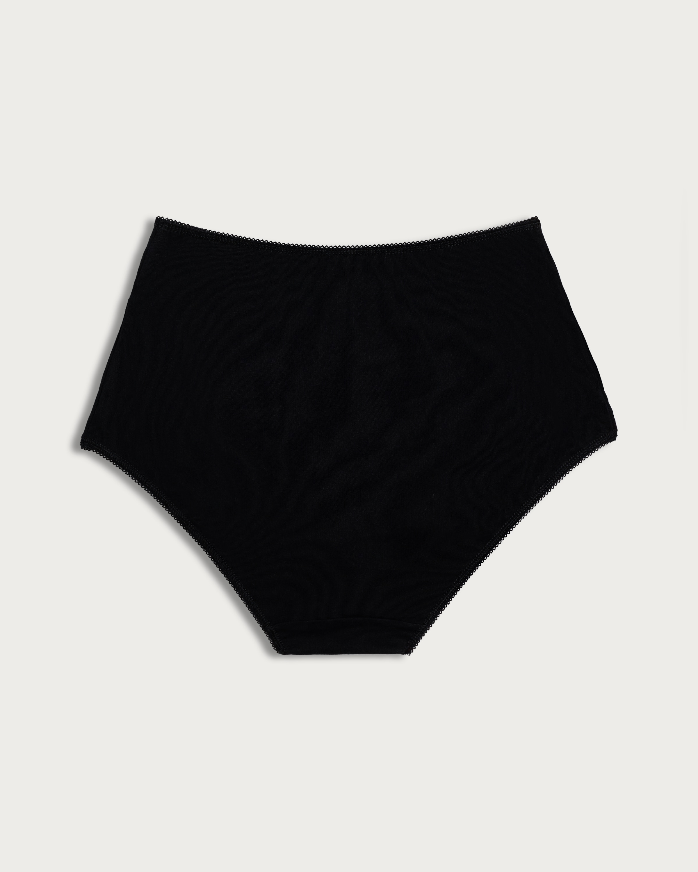 F&F 5-Pack Cotton Rich Full Brief Knickers in Black thumbnail 4