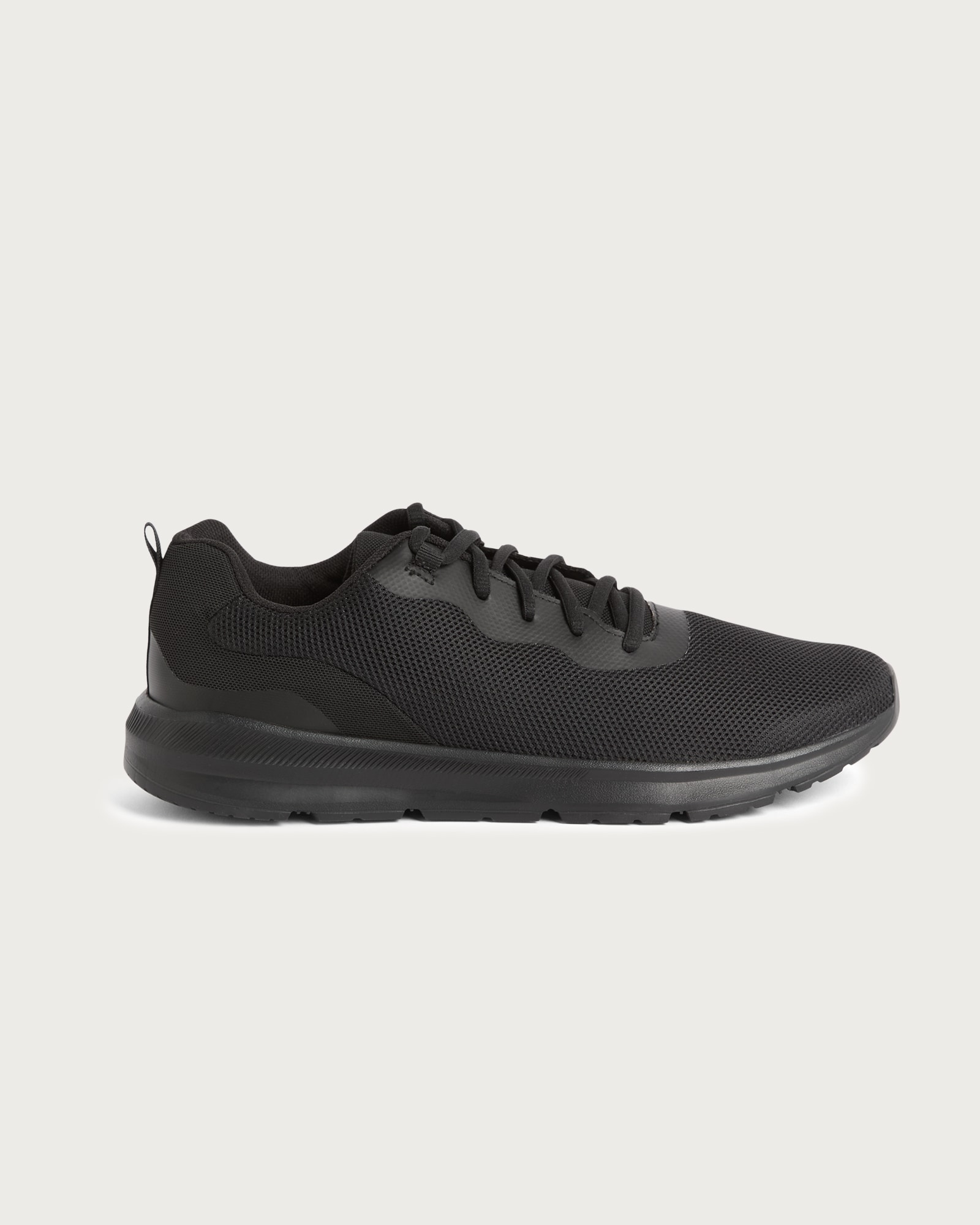 F&F Mesh Lace-Up Trainers in Black
