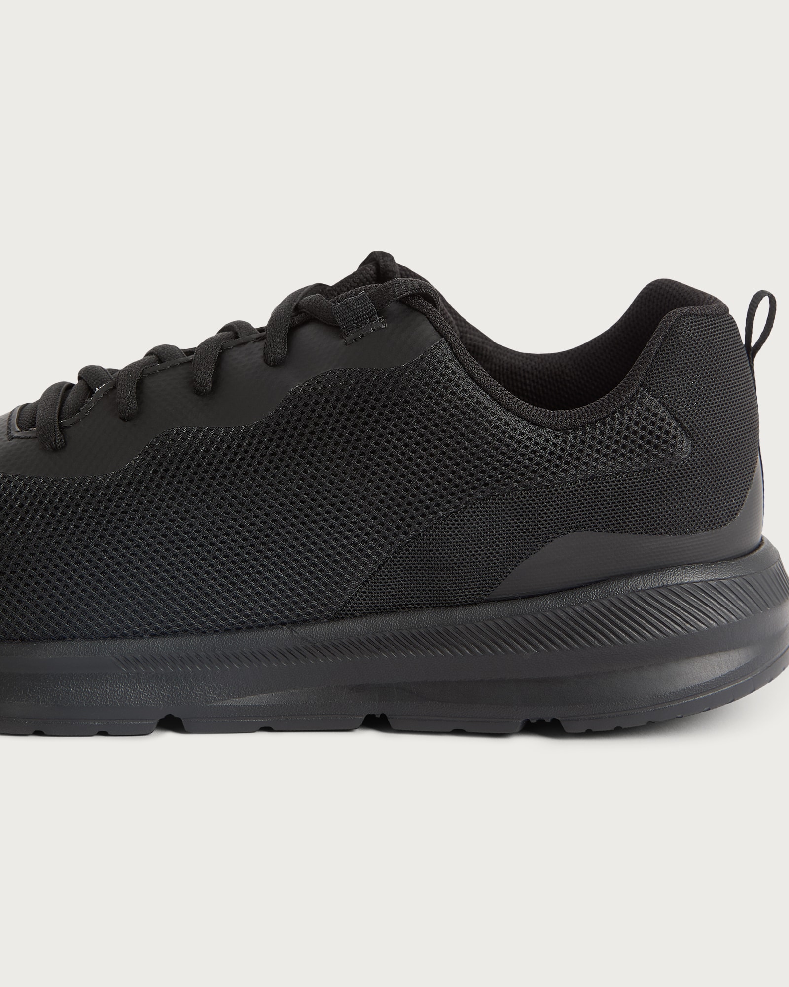 F&F Mesh Lace-Up Trainers in Black thumbnail 3