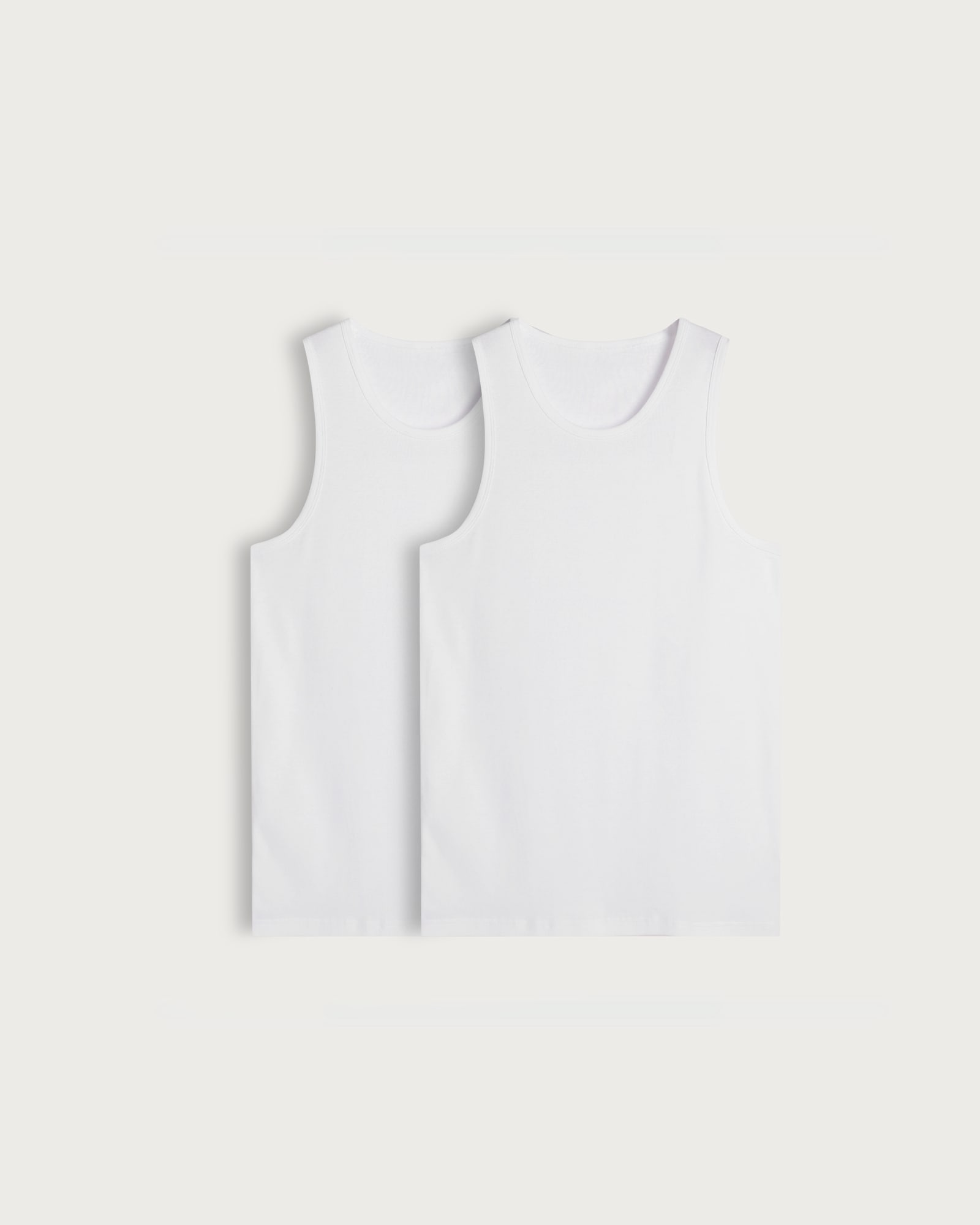 F&F 2-Pack Pure Cotton Sleeveless Vests in Multi
