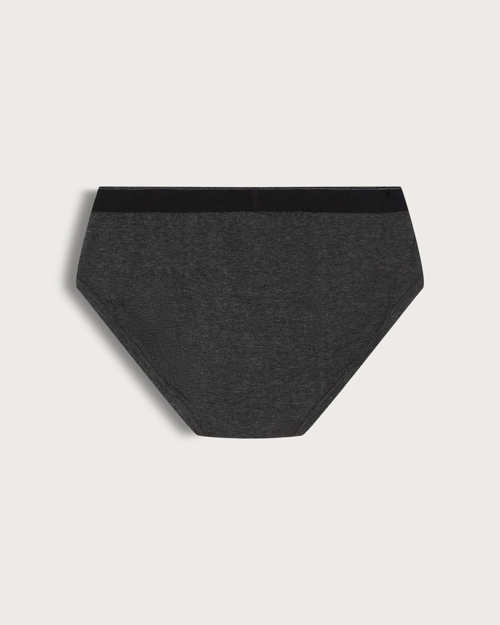 F&F 4-Pack Pure Cotton Striped Waistband Briefs in Black thumbnail 2