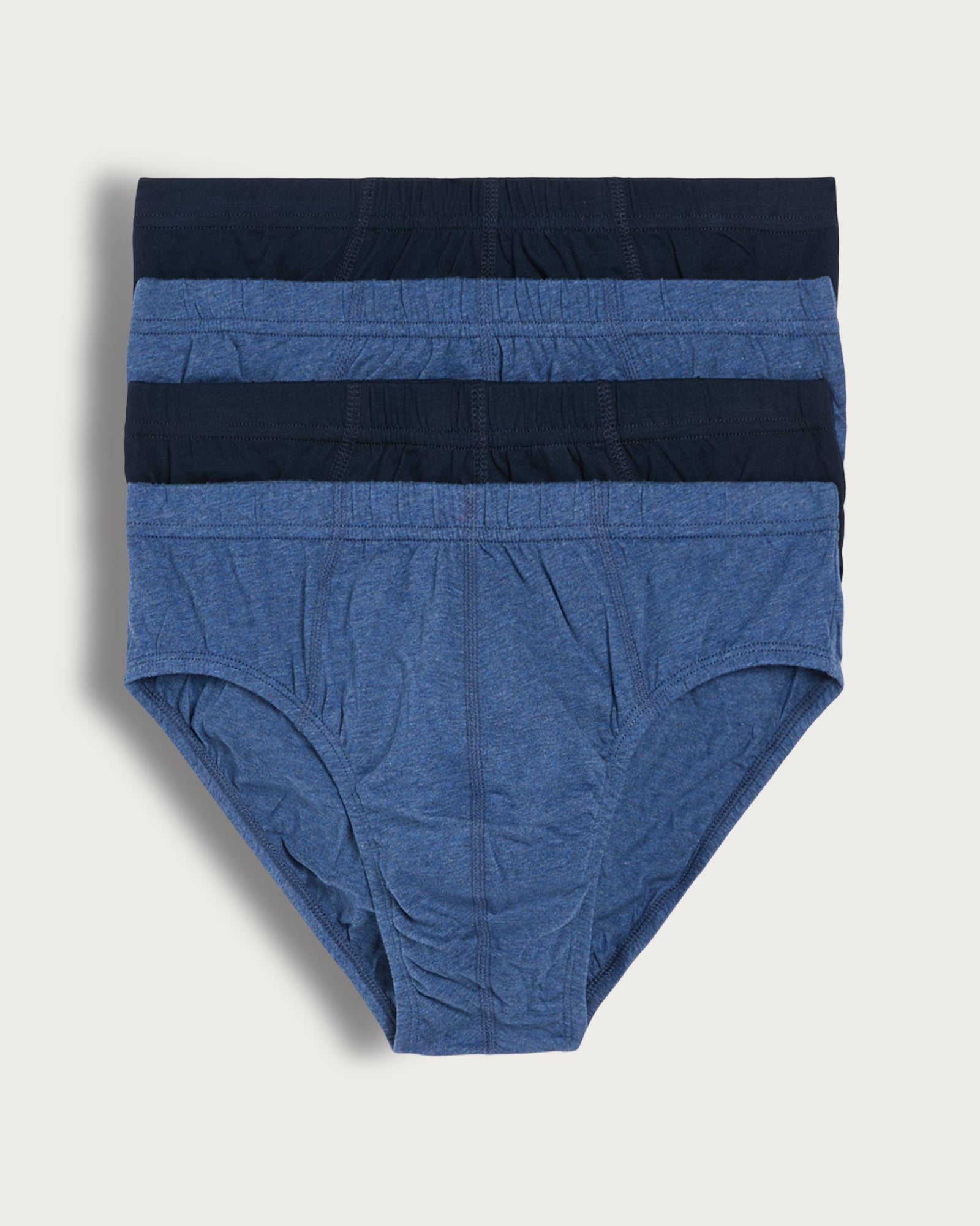 F&F 4-Pack Pure Cotton Slips in Navy
