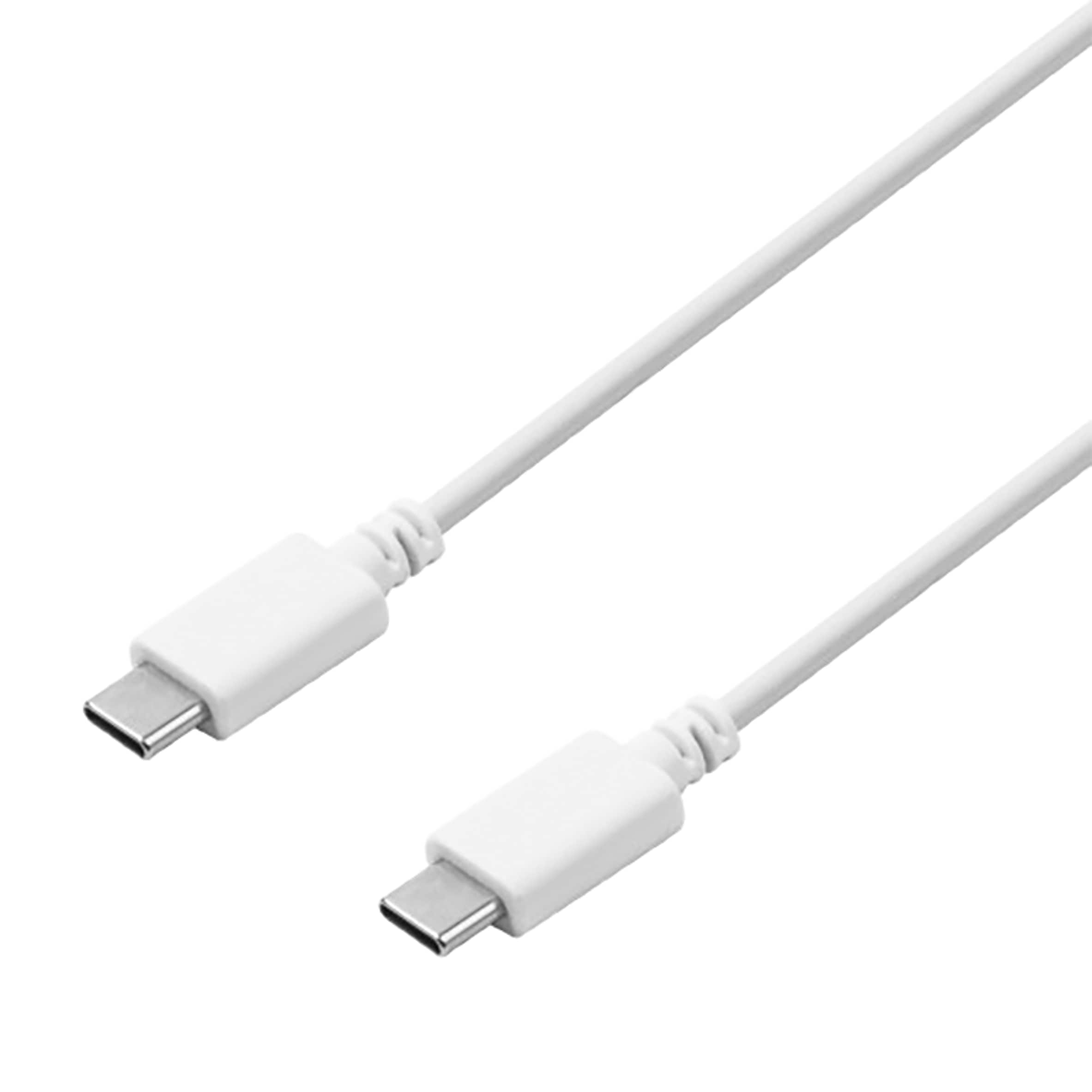 Tesco USB C to USB C Phone Charger Cable 2M White