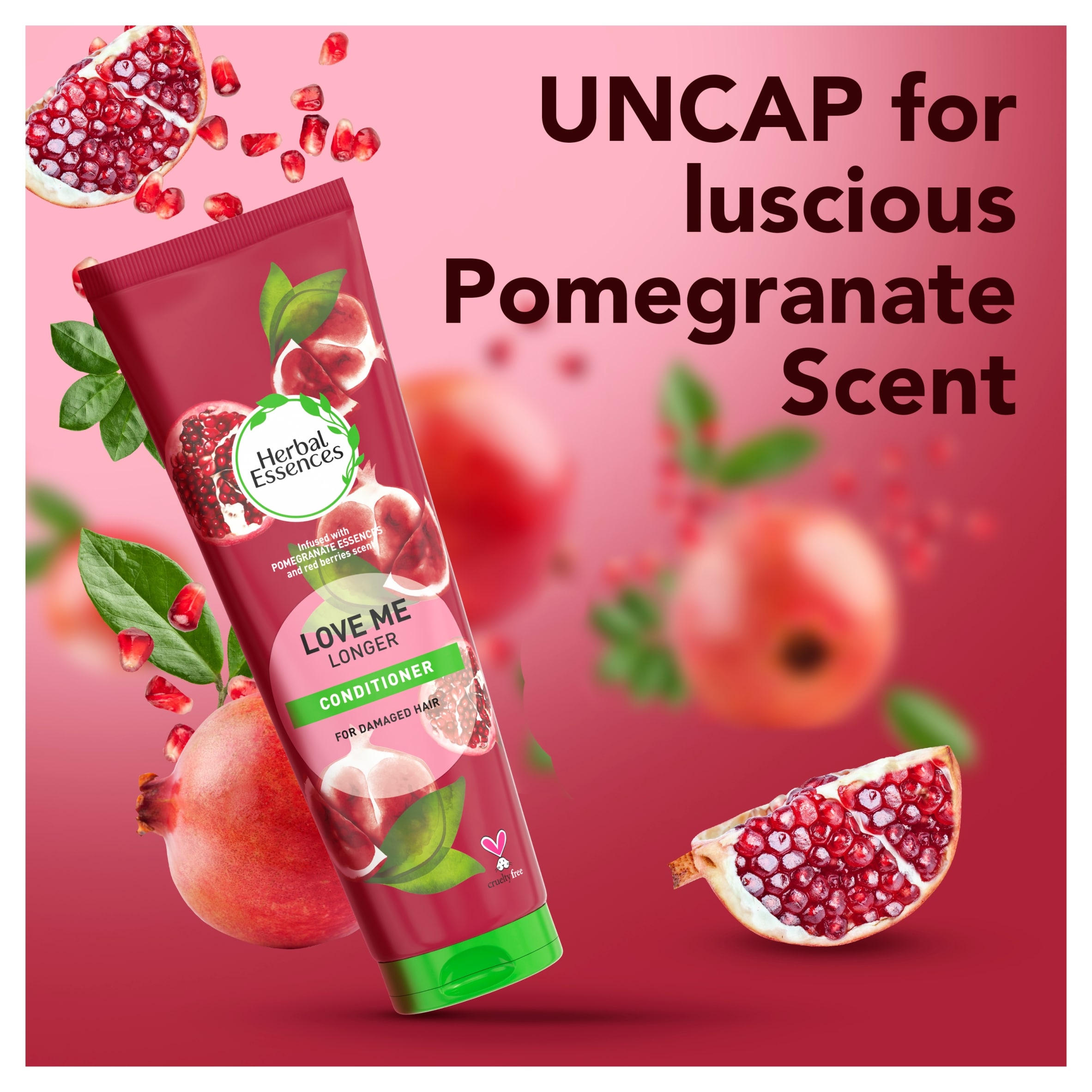 Herbal Essences Love Me Longer Conditioner - Pomegranate Essence 275ml thumbnail 2