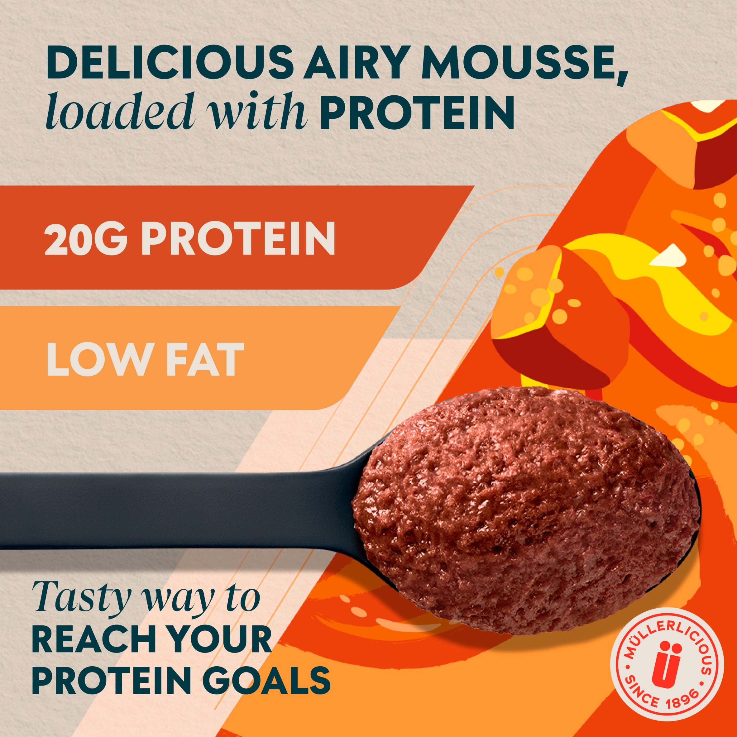 MULLER X MY PROTEIN Mousse Salted Caramel Flavour 200g thumbnail 2