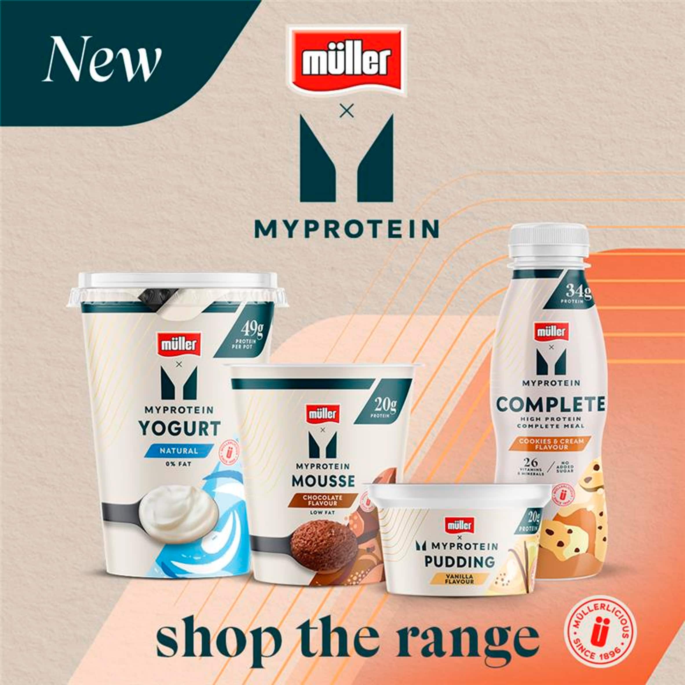 MULLER X MY PROTEIN Mousse Salted Caramel Flavour 200g thumbnail 3