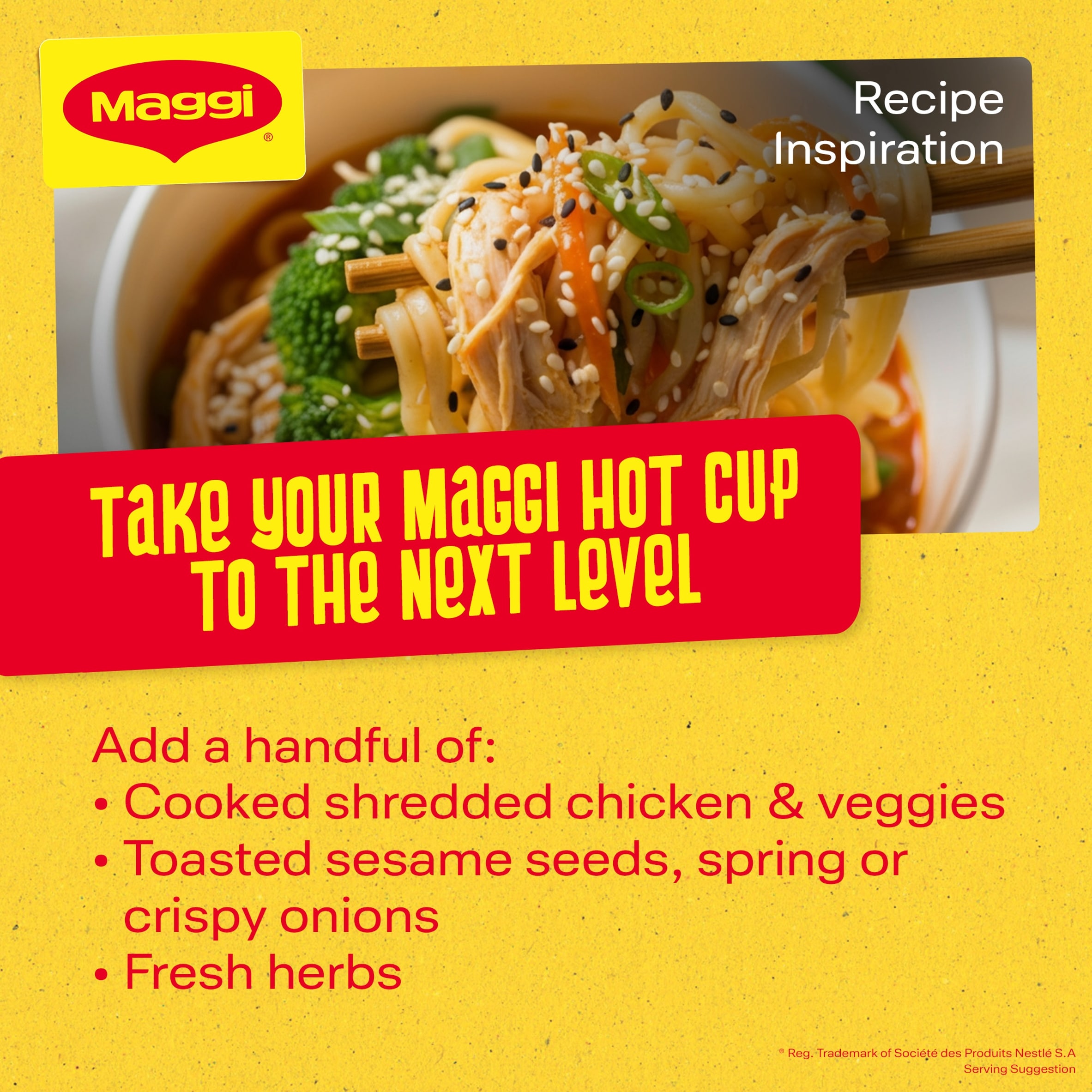 Maggi Hot Cup Noodles - Curry Flavour 59.2g thumbnail 4