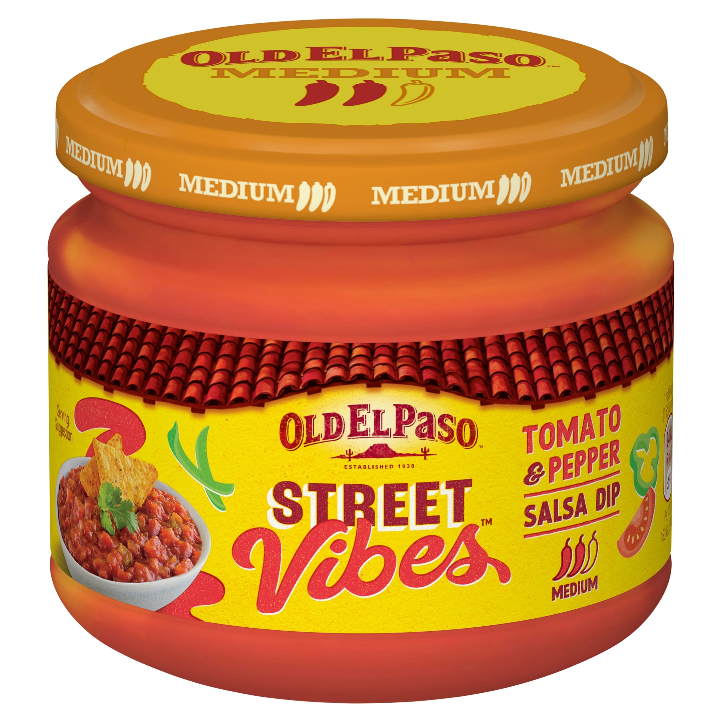 Old El Paso Street Vibes Salsa Dip - Tomato & Pepper 312g thumbnail 4