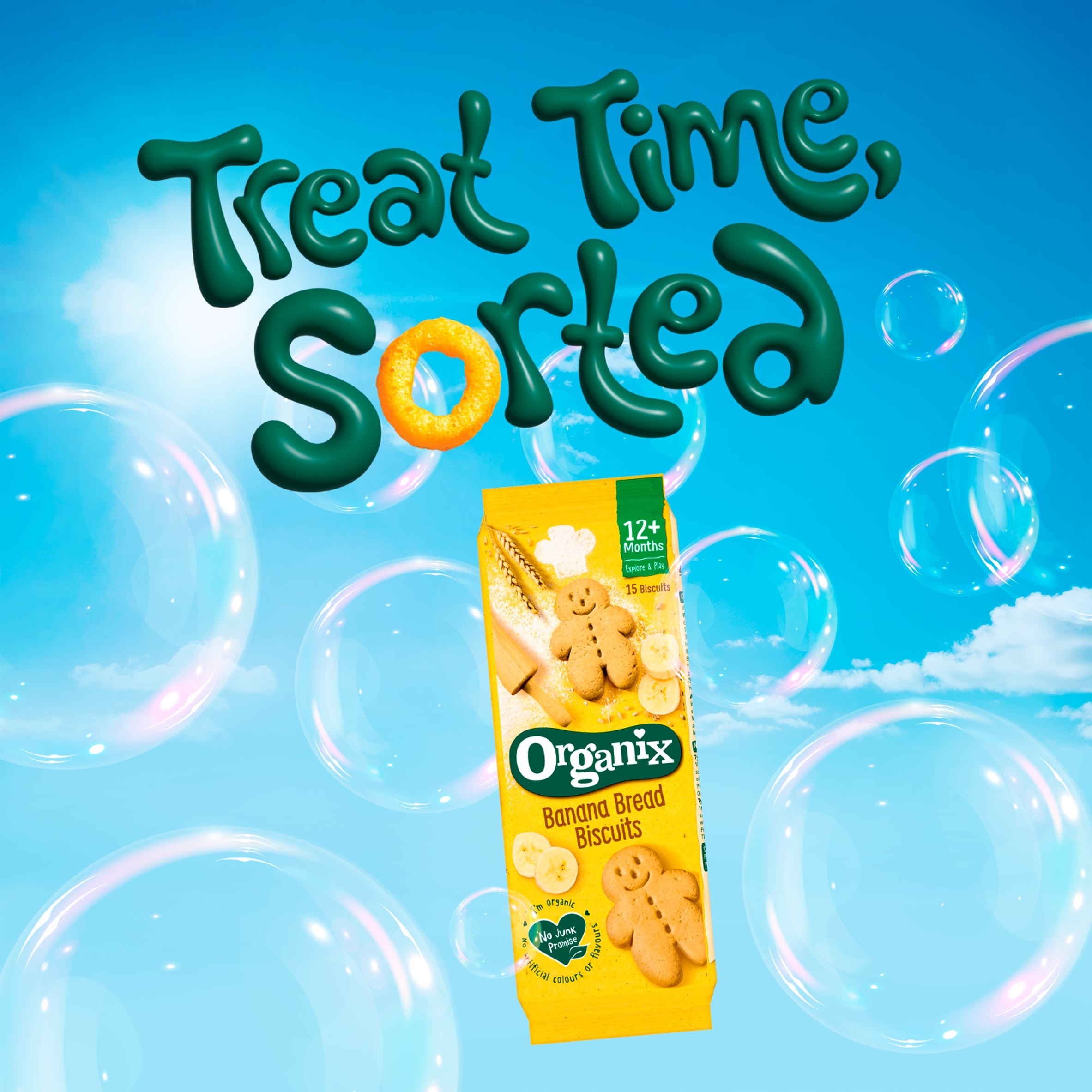 Organix Banana Bread Biscuits 135g thumbnail 4
