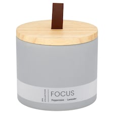 F&F Home Spa Focus Wooden Lid Candle 310g