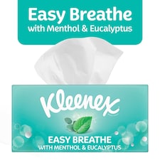 Kleenex Easy Breathe Tissues Box 56 sheets