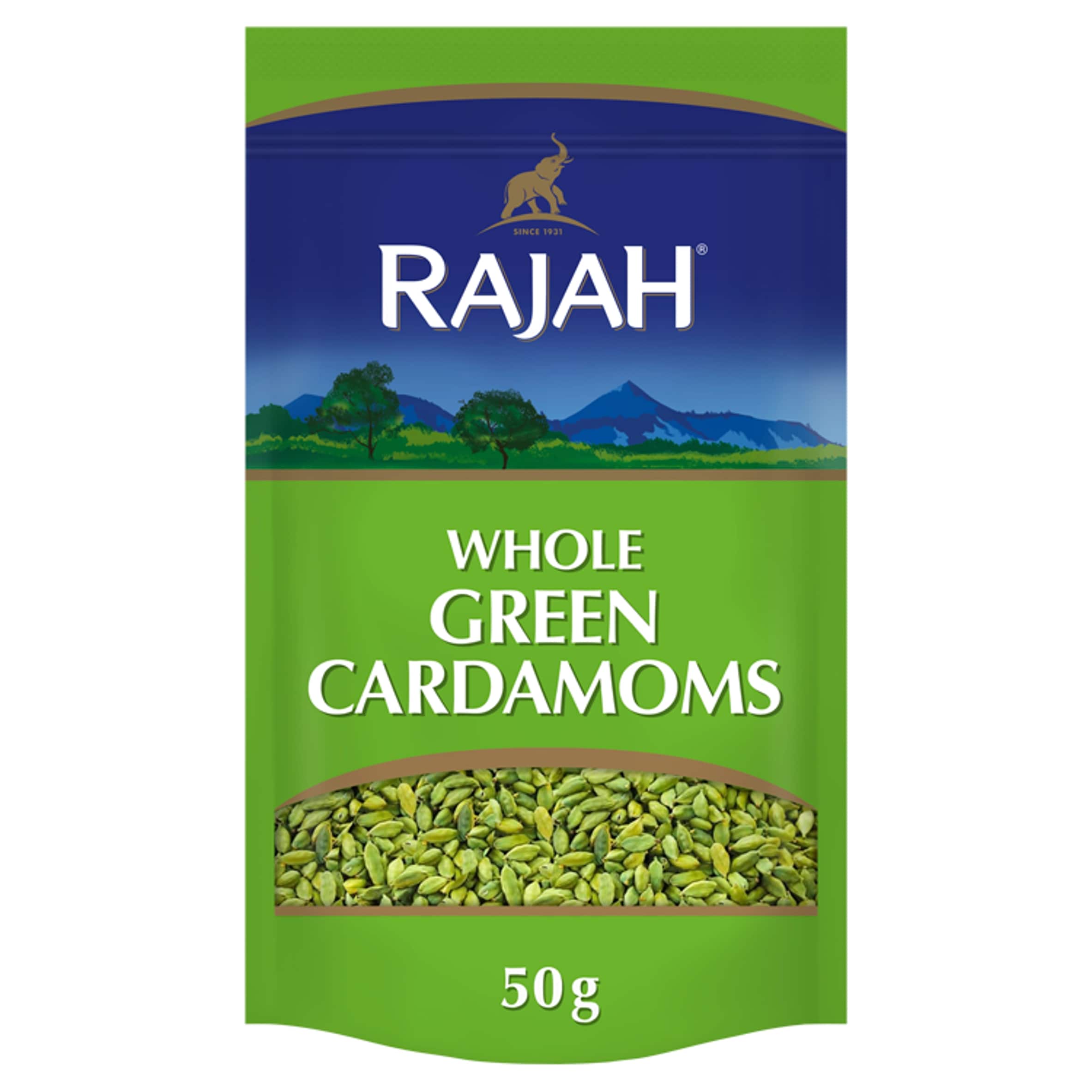 Rajah Spices Whole Green Cardamon