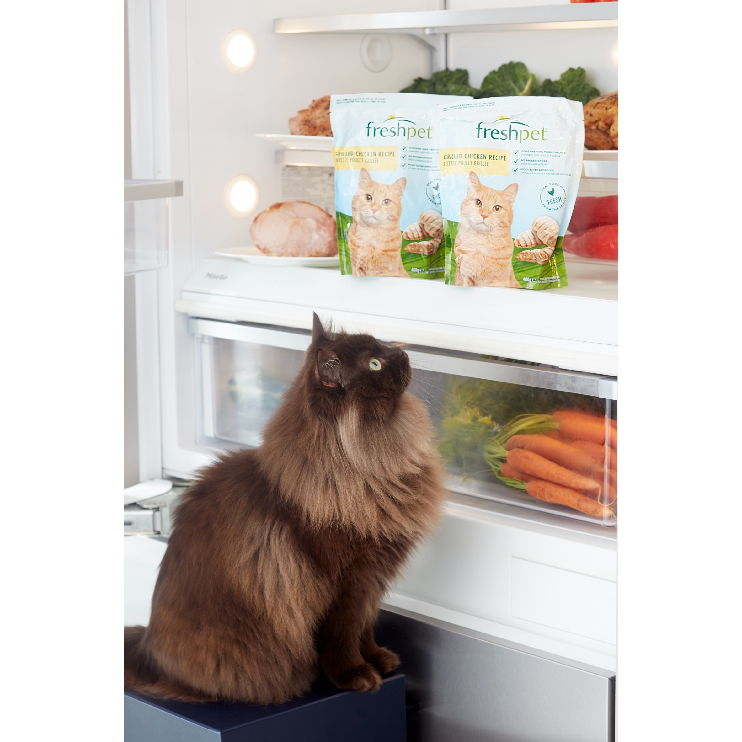 Freshpet Grilled Chicken Fresh Cat Food 400g thumbnail 4