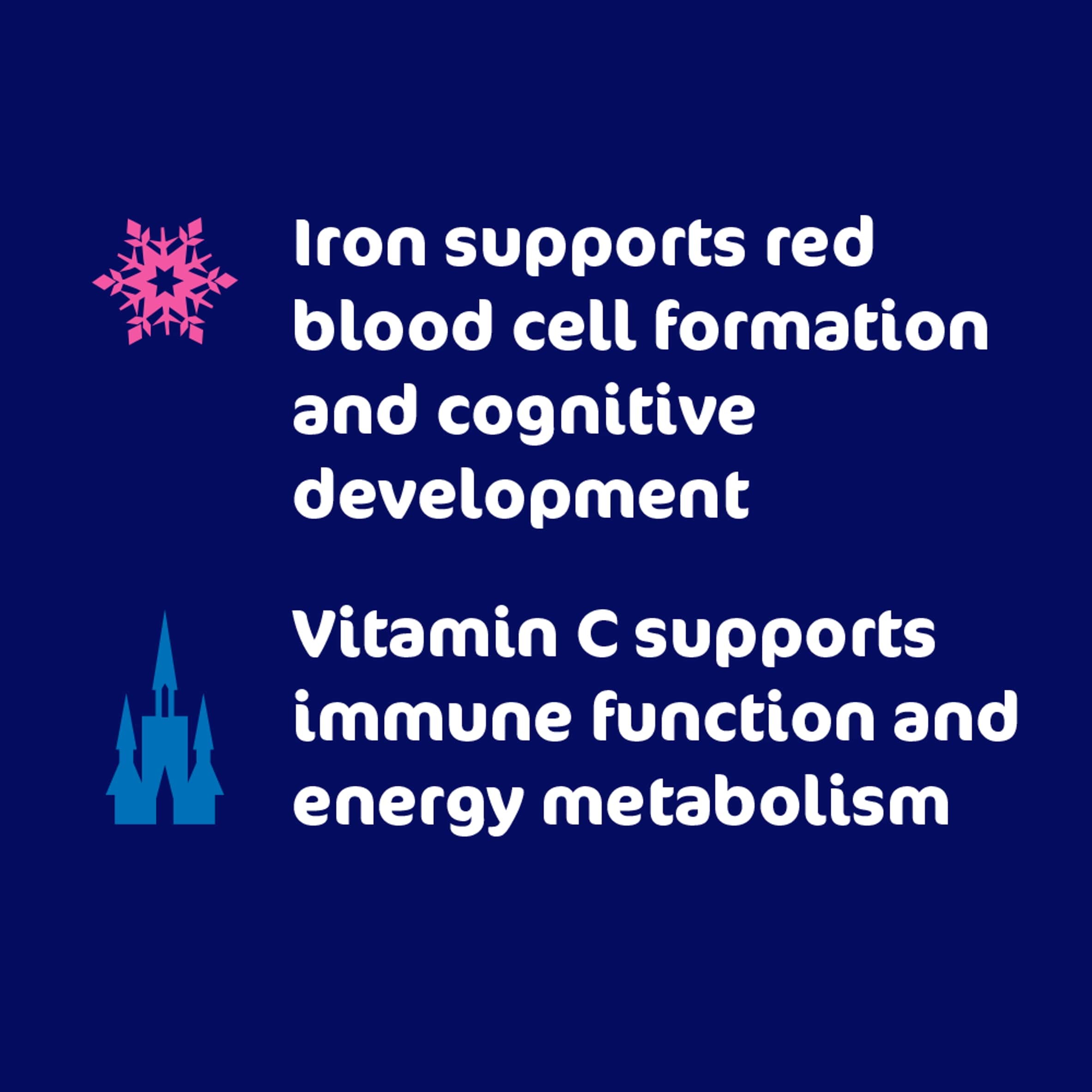 Haliborange Disney Frozen Iron & Vit C Blackcurrant 60s thumbnail 2