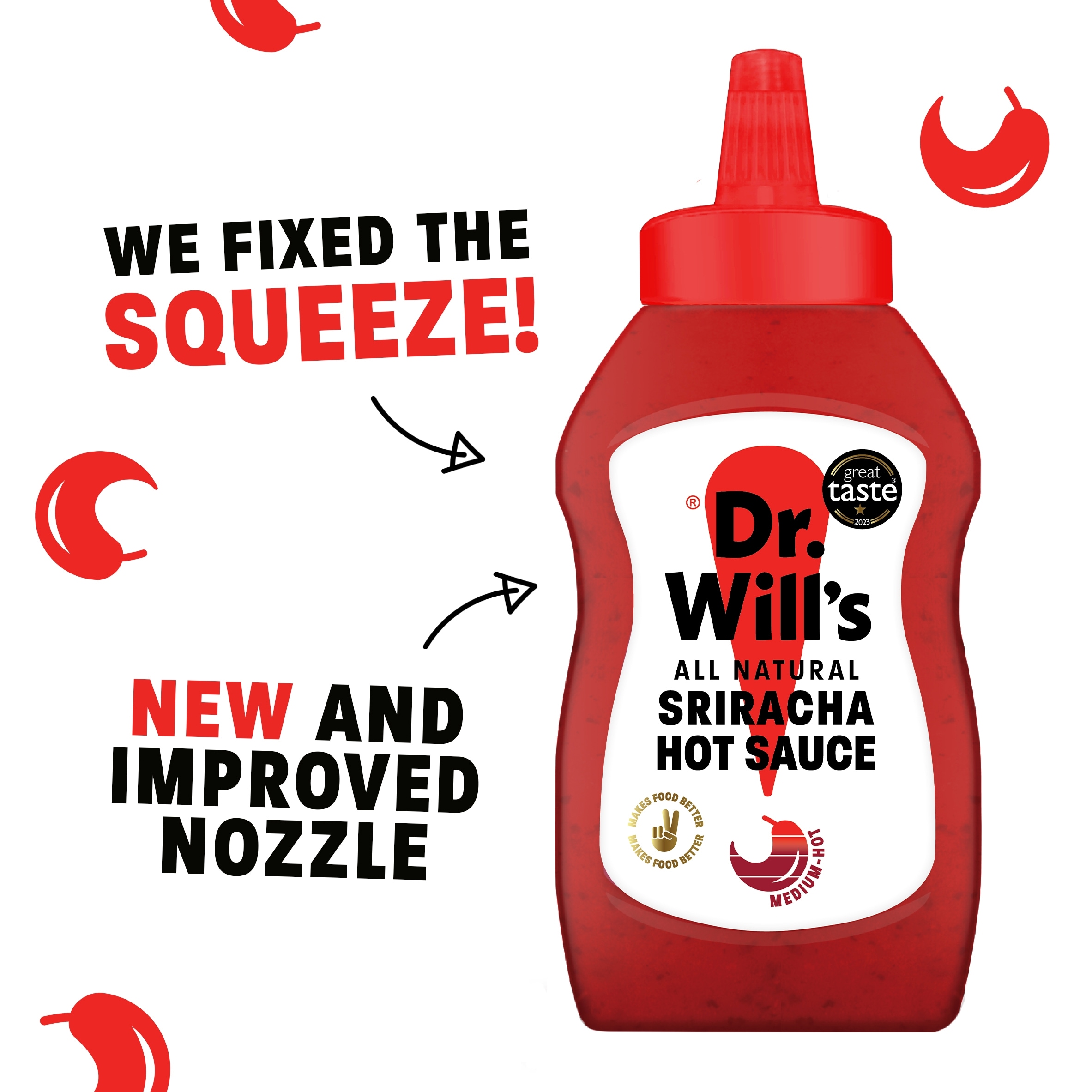 Dr Wills Sriracha Hot Sauce 275g thumbnail 4