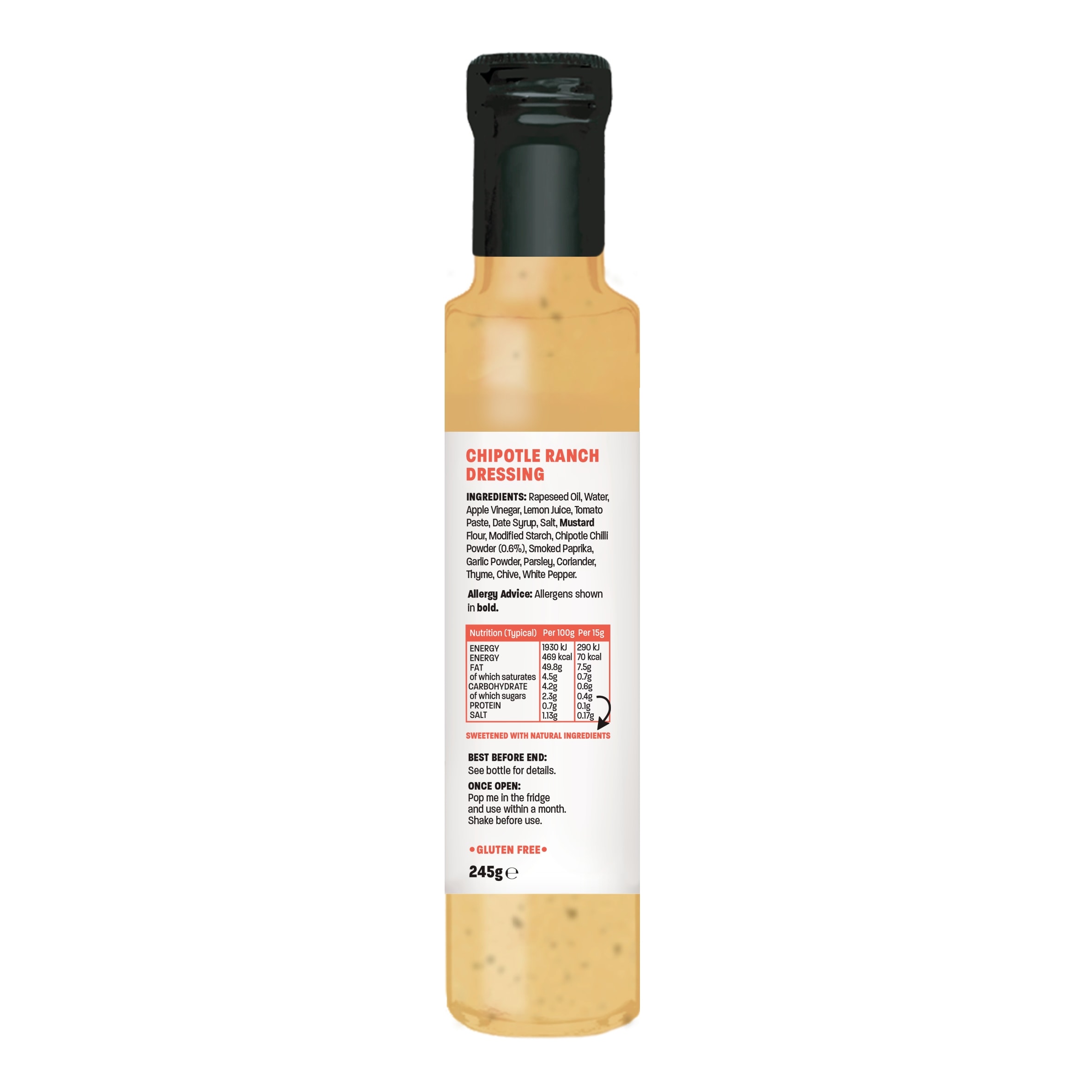 Dr Wills  Chipotle Ranch Dressing 245g thumbnail 2