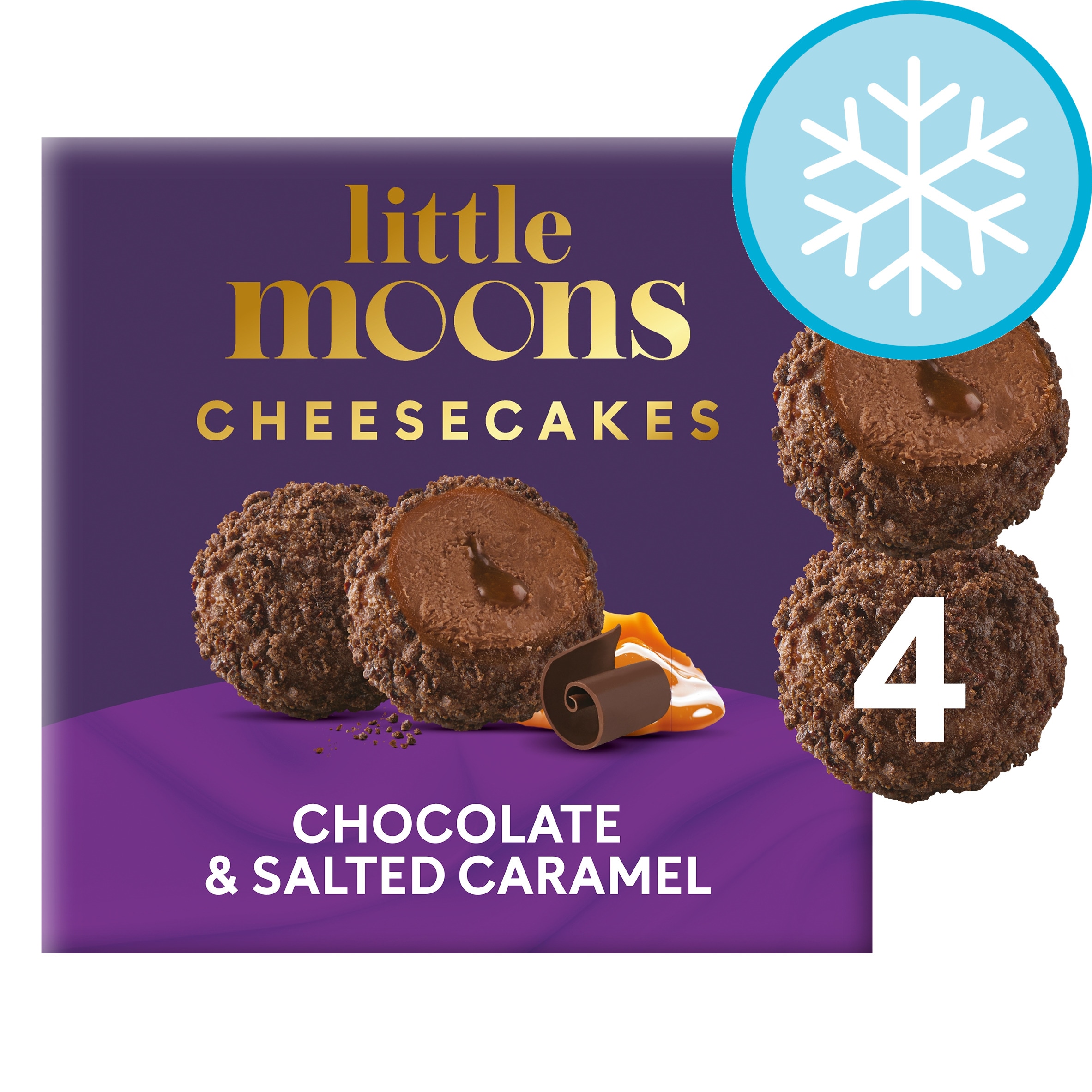 Little Moons Chocolate & Salted Caramel Mochi Cheesecakes 4x30g