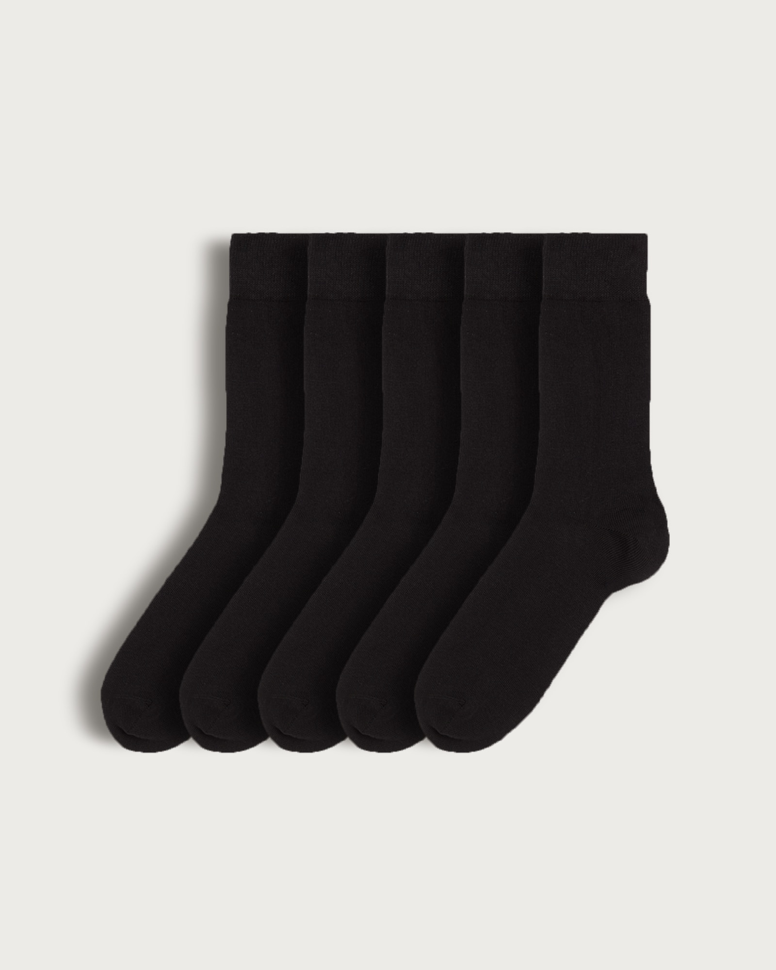 F&F 5-Pack Cotton Rich Ankle Socks  in Black